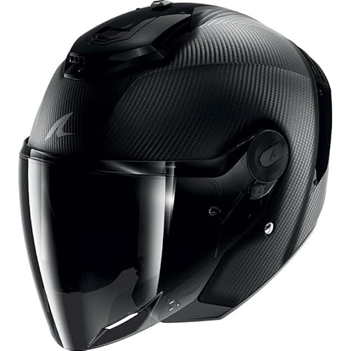 SHARK, Jet-Motorradhelm RS JET FULL CARBON Mat Carbon DMA, L von SHARK