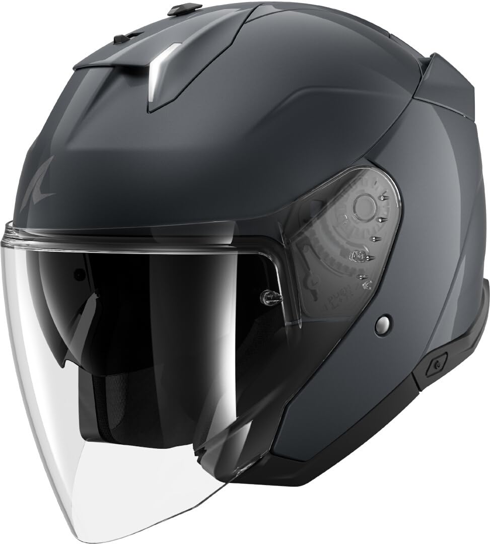 SHARK, Jet Motorradhelm SKWAL i3 JET BLANK Gun Metal A05, XL von SHARK