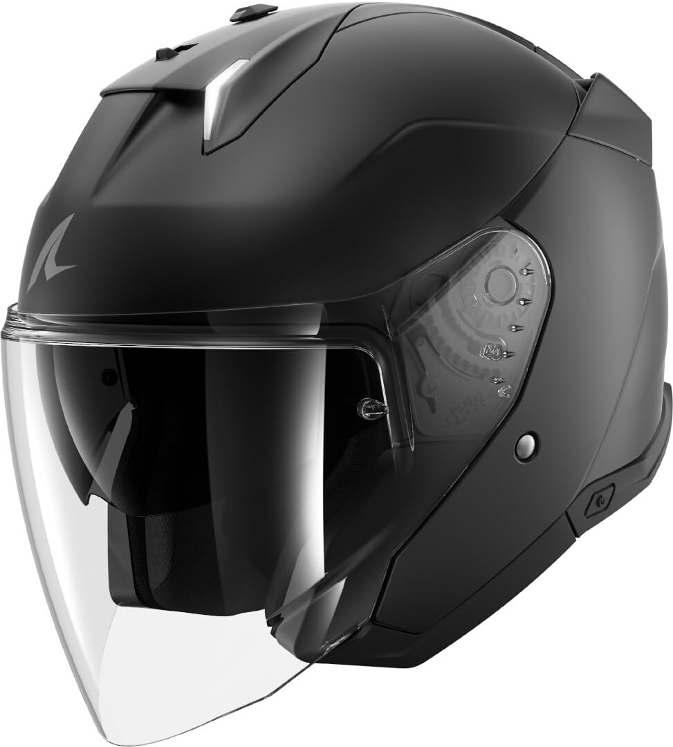 SHARK, Jet Motorradhelm SKWAL i3 JET BLANK Mat Black KMA, L von SHARK