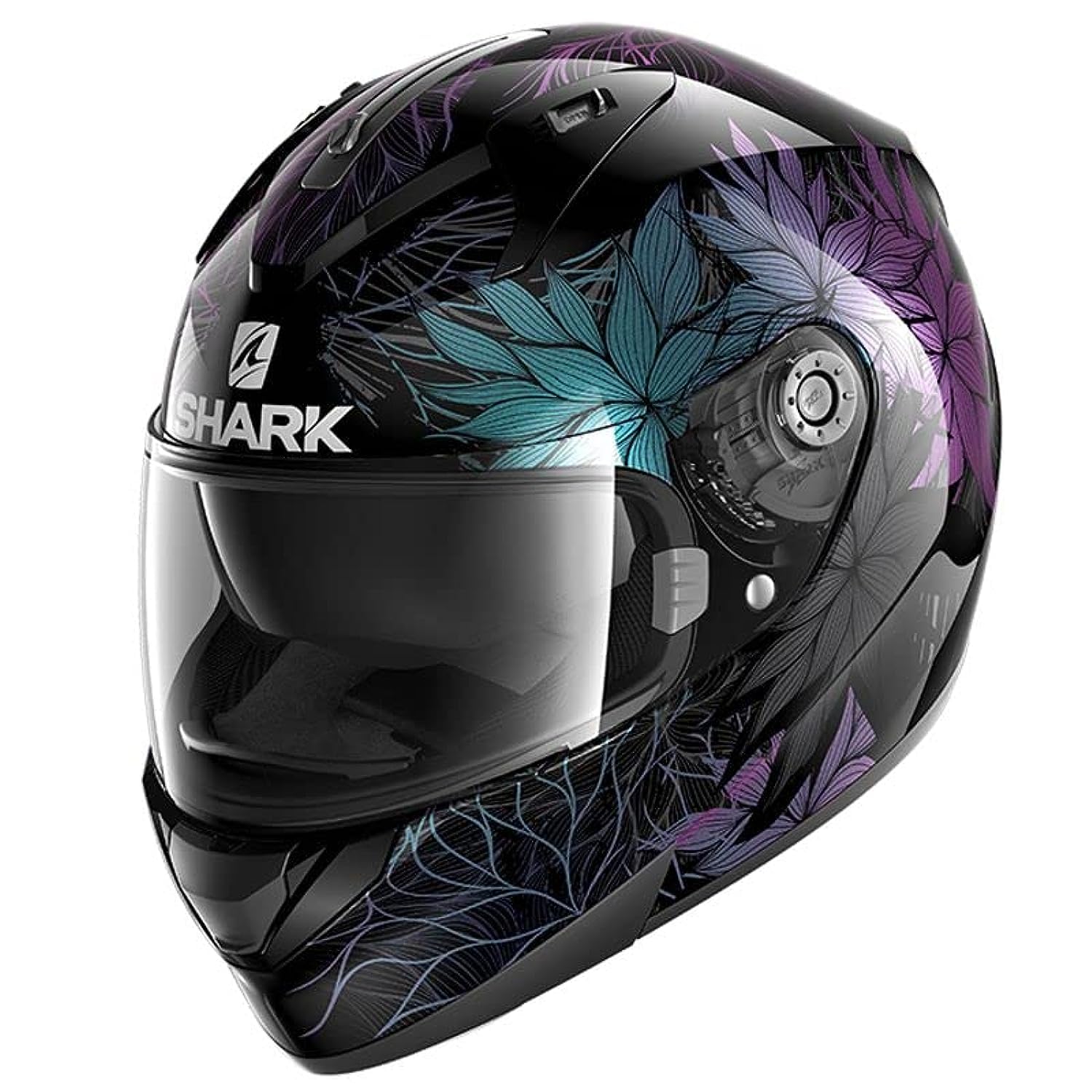 SHARK Herren NC Motorrad Helm, schwarz, M von SHARK