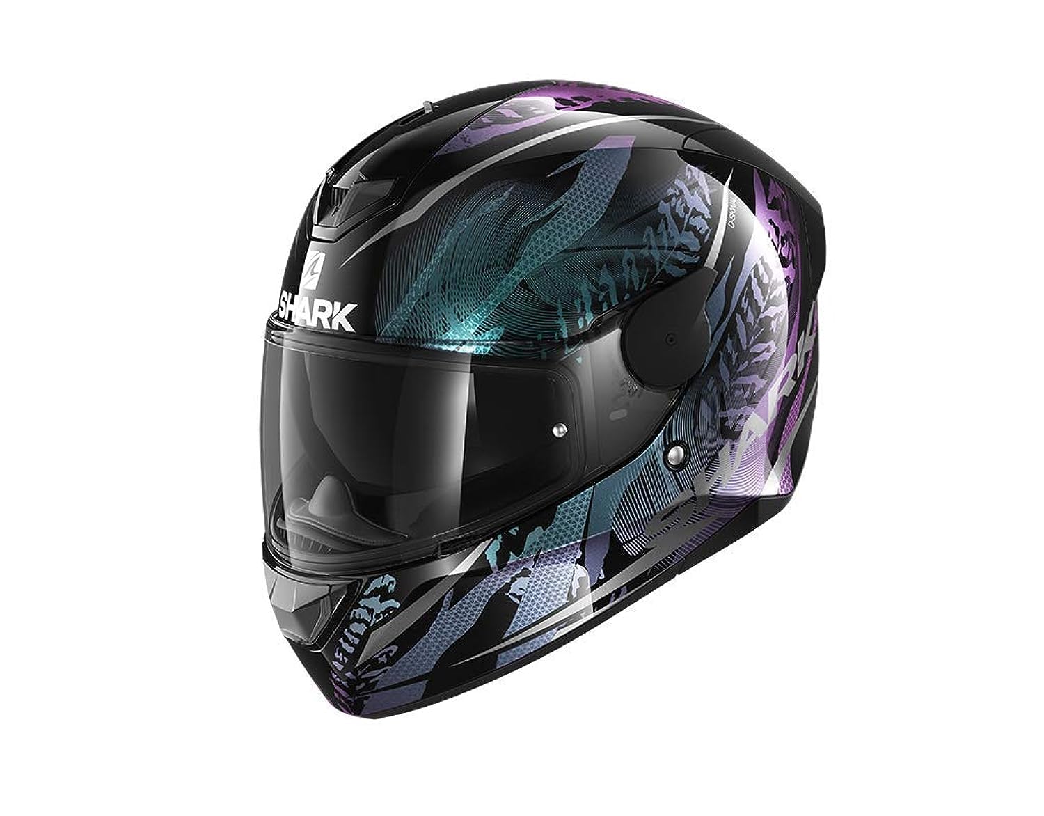 SHARK Herren NC Motorrad Helm, schwarz, S von SHARK