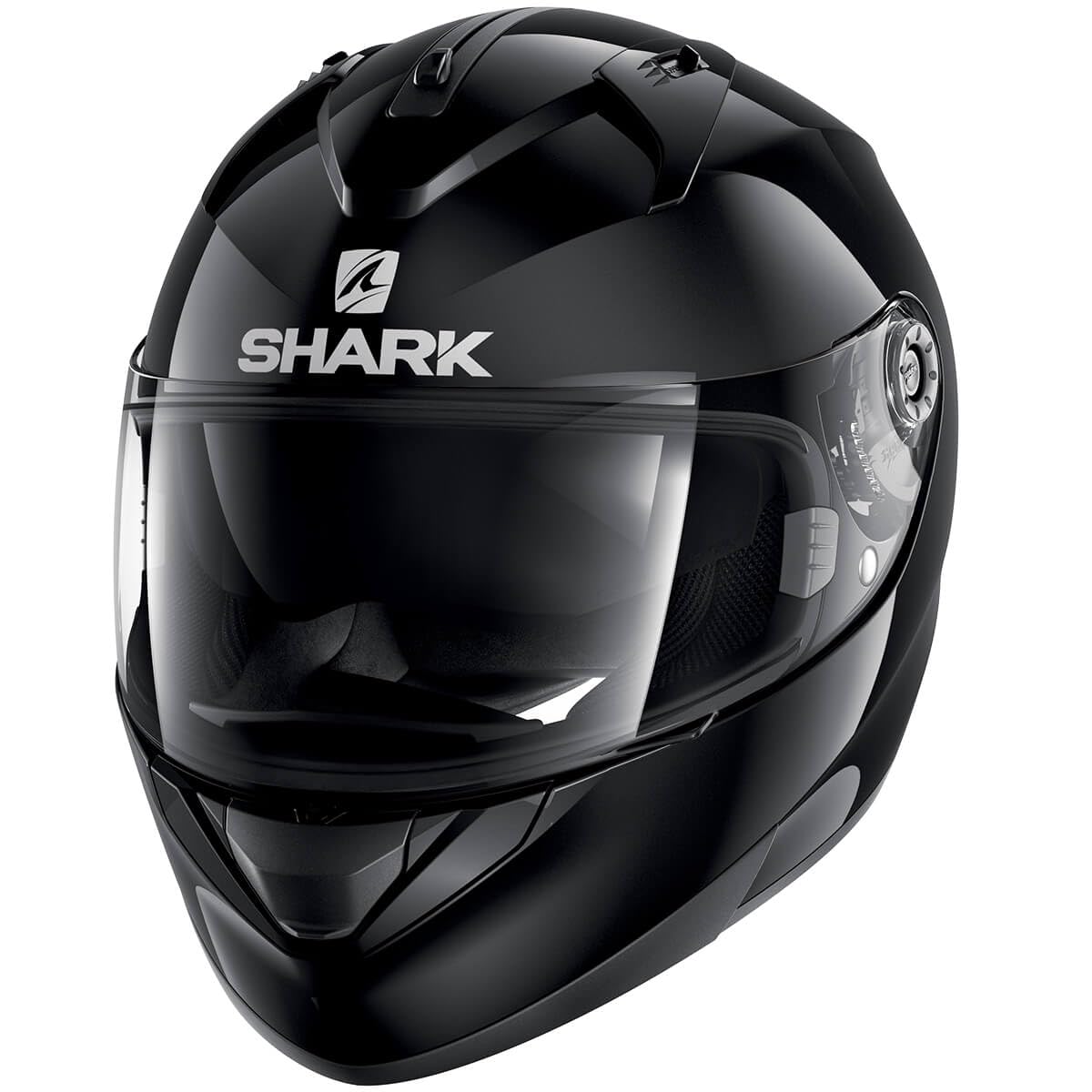 SHARK Motorradhelm Hark Ridill Blank, Schwarz, Größe XS von SHARK