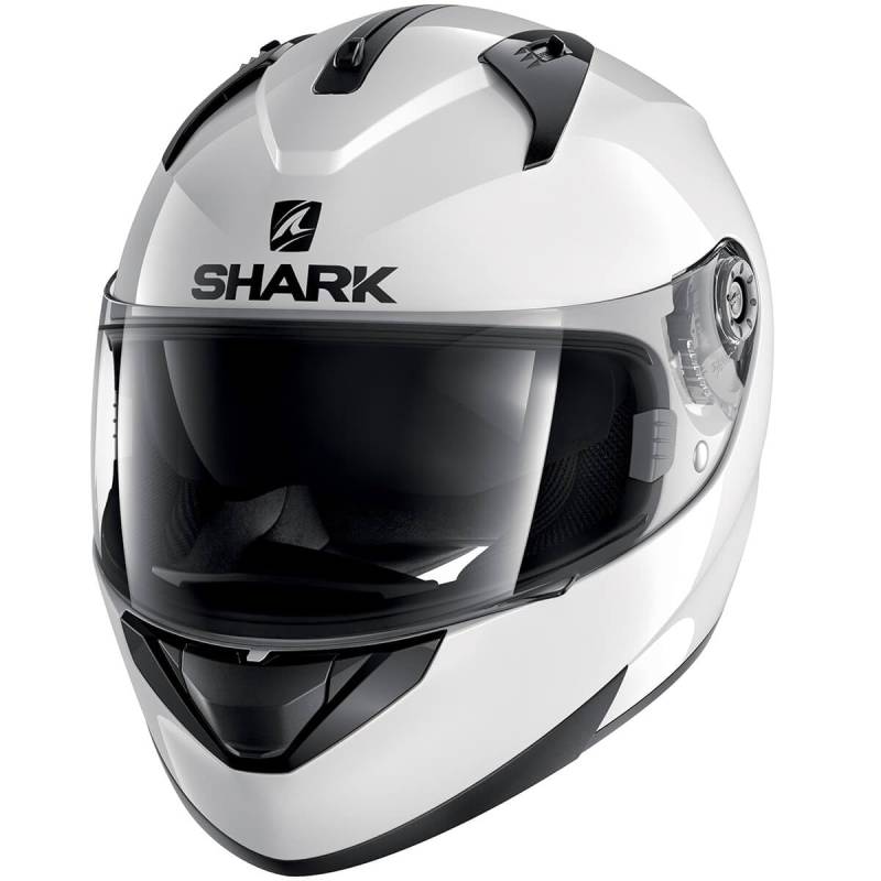 SHARK Motorradhelm Hark Ridill Blank, Weiß, Größe XL, 2207_24537 von SHARK