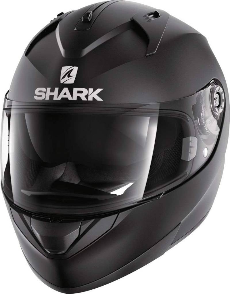 SHARK Motorradhelm Hark Ridill Blank Mat, Schwarz, Größe L 2208_24541, Noir von SHARK