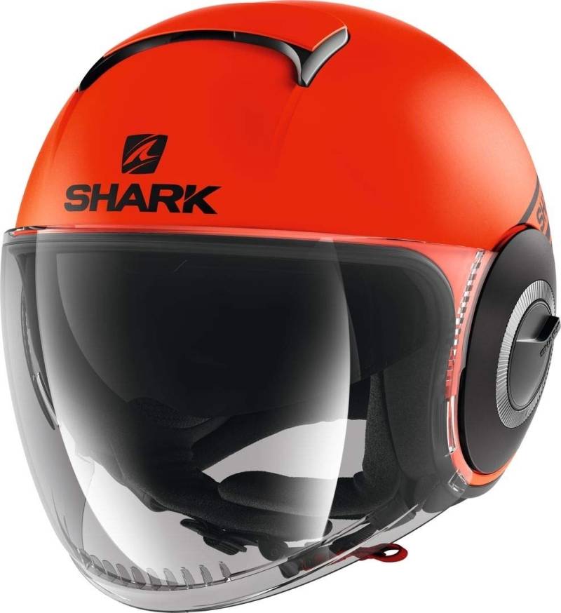 SHARK Motorradhelm NANO STREET NEON MAT OKK, Orange, XL von SHARK