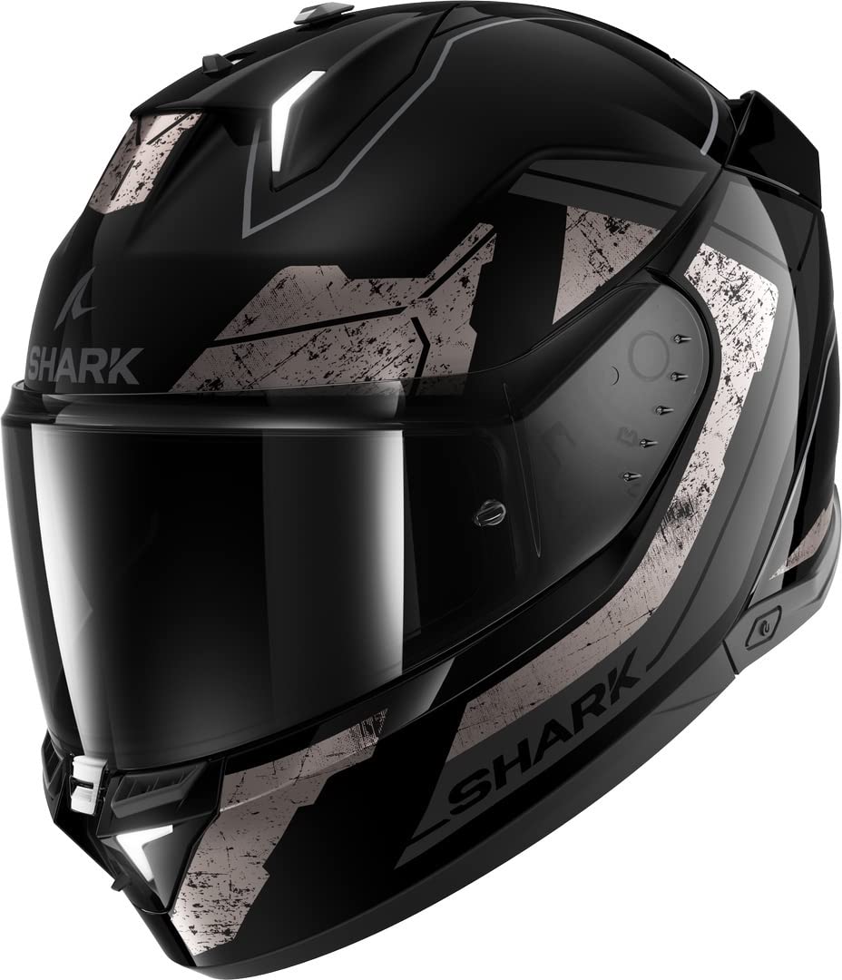 SHARK SKWAL I3 Rhad Black Chrom Anthracite KUA Full Face Helmet S Integralhelm von SHARK