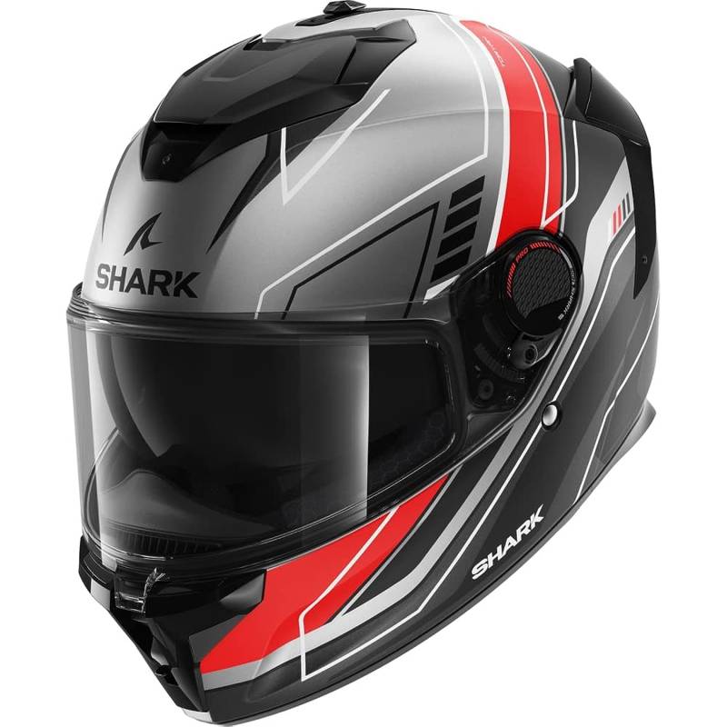 SHARK, Integraler Motorradhelm Spartan GT PRO TORYAN Grey / Red ARK, L von SHARK