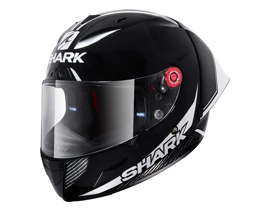 Shark Herren Race-R PRO GP BLANK 30TH Anniversary HE8450EKDPS Skihelm, Noir Carbon, schwarz, S von SHARK