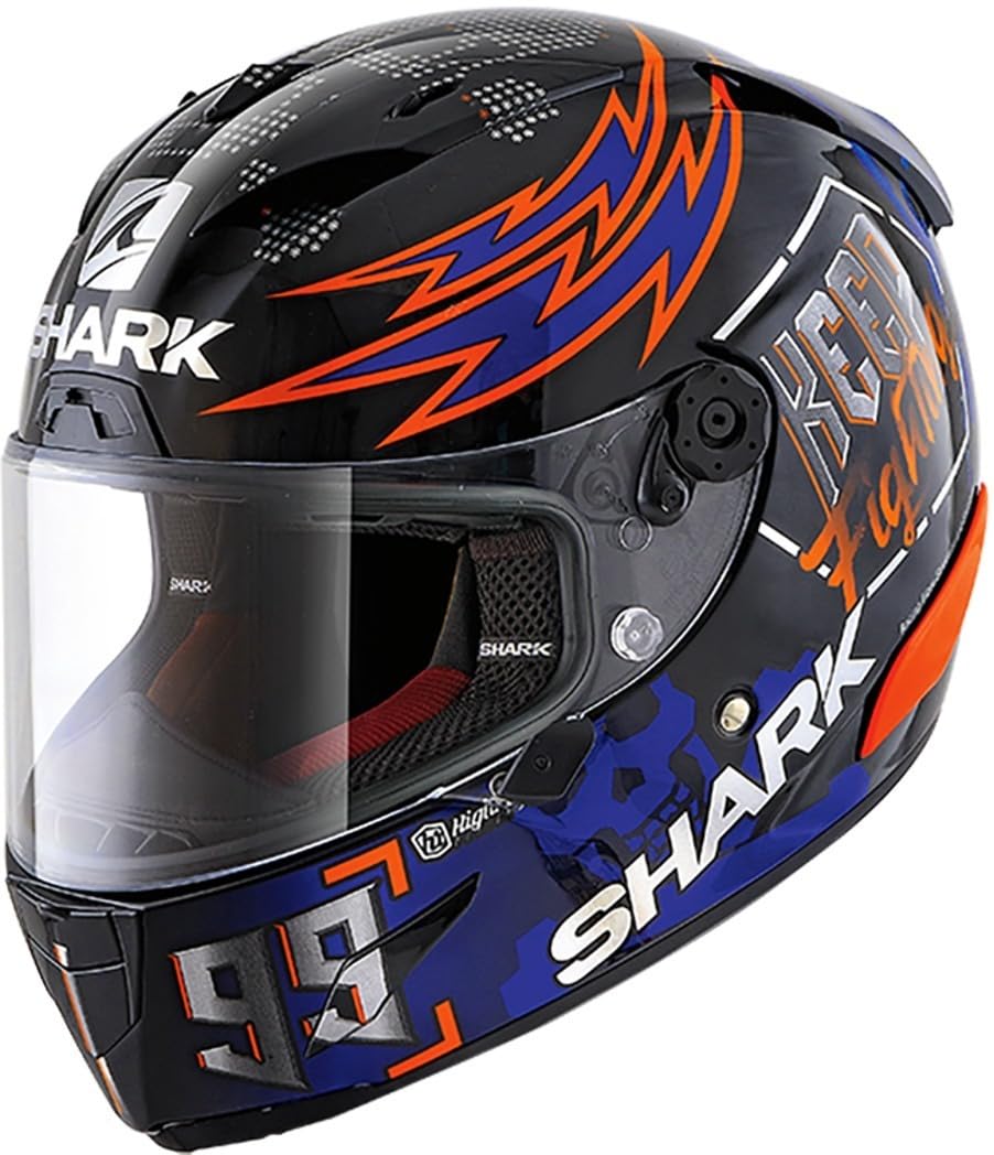 Shark Motorradhelm RACE-R PRO LORENZO CATALUNYA GP 2019 GP KRB, Schwarz/Rot/Blau, M von SHARK