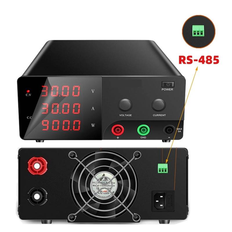 Stromversorgung, Schnittstelle Programmierbare Fernbedienung Labor-DC-Netzteil Einstellbar 600 W 900 W 30 V 20 A 30 A 15 V 60 A(15V 30A) von SHEHUALI