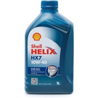 SHELL Motoröl 10W-40, Inhalt: 1l, Teilsynthetiköl 550040427 von SHELL