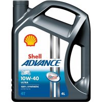 SHELL Motoröl Advance 4T Ultra 10W-40 (SN/MA2) Inhalt: 4l 550053586 von SHELL