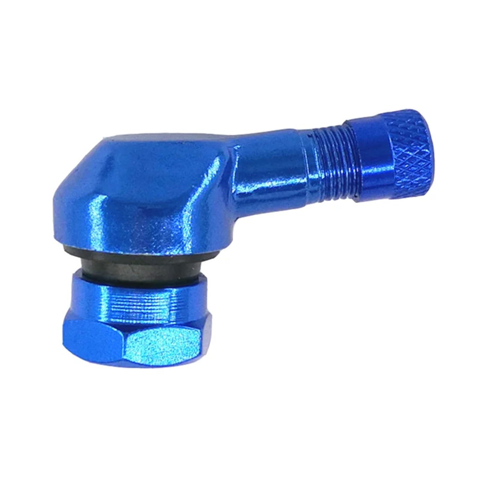 SHENGG 10 stücke 11,5mm Motorrad Reifen Ventile Motorrad Aluminium Clamp-in Tubeless Ventil Stem Legierung Reifen Stecker Felge Zubehör(Blue) von SHENGG