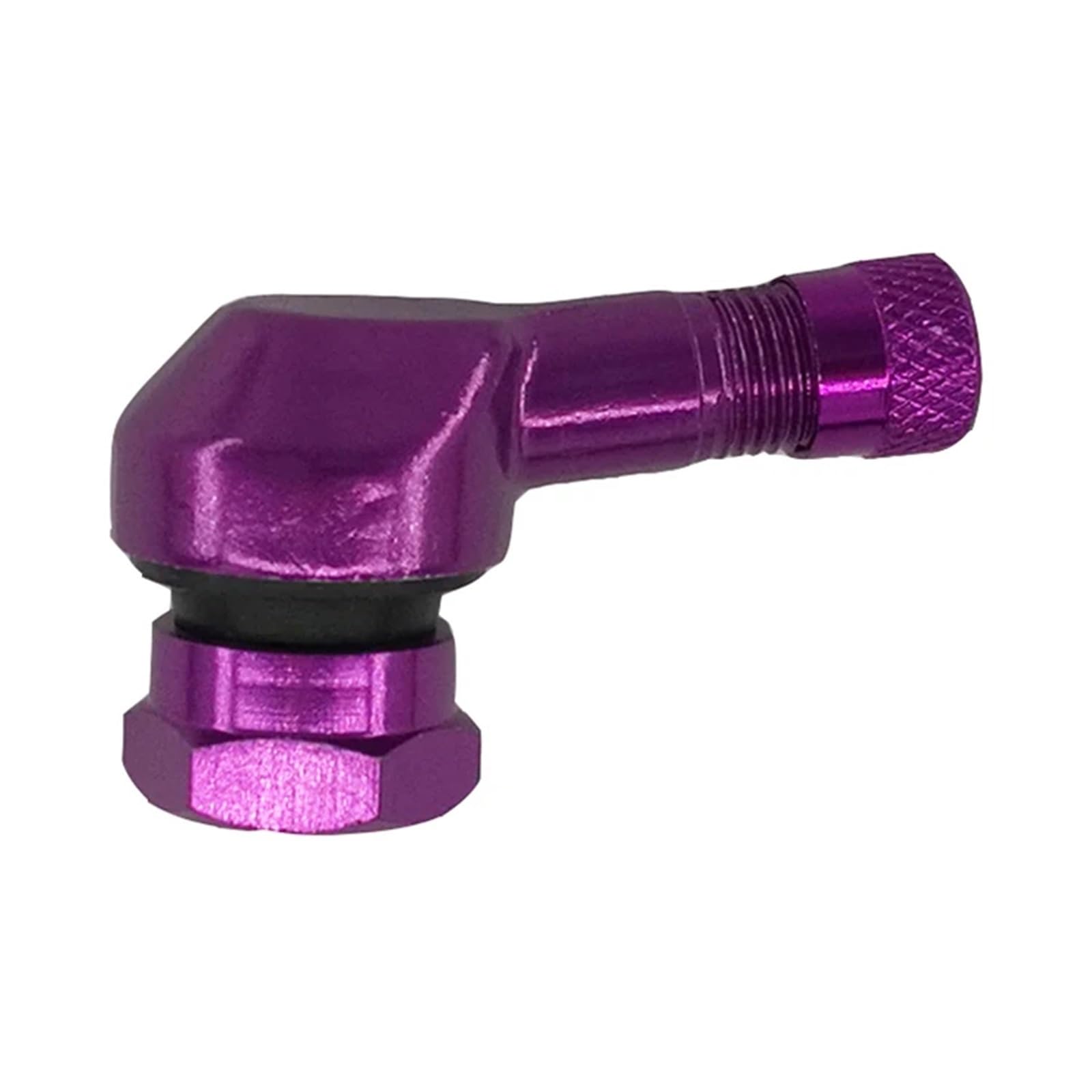 SHENGG 10 stücke 11,5mm Motorrad Reifen Ventile Motorrad Aluminium Clamp-in Tubeless Ventil Stem Legierung Reifen Stecker Felge Zubehör(Purple) von SHENGG