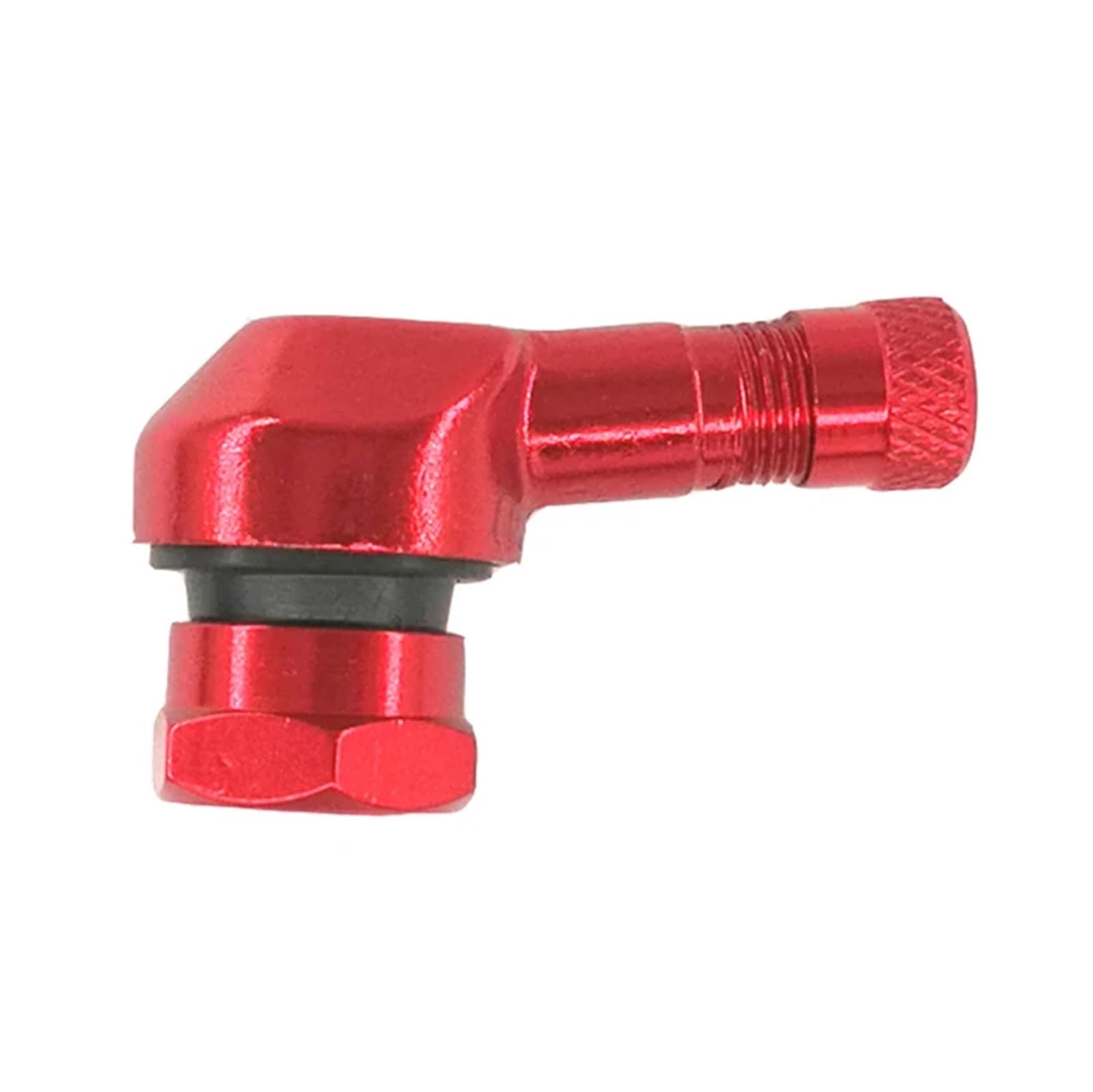 SHENGG 10 stücke 11,5mm Motorrad Reifen Ventile Motorrad Aluminium Clamp-in Tubeless Ventil Stem Legierung Reifen Stecker Felge Zubehör(Red) von SHENGG