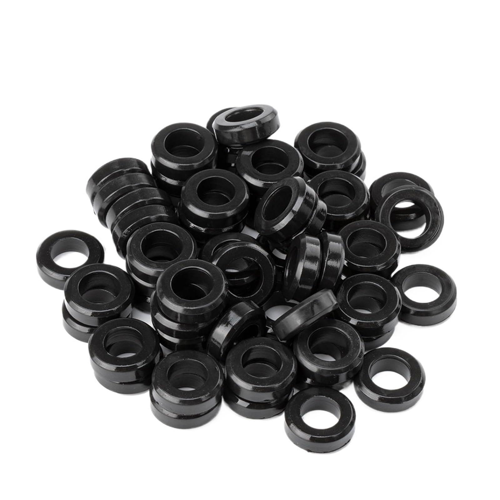 SHENGG 100-teiliges O-Ring-Set for Automobil-Kraftstoff-Einspritzdüsen-Dichtungsring, Kraftstoff-Einspritzdüsen-Dichtungs-Unterlegscheibe, Flachring, Dichtungs-Unterlegscheibe, Gummiring von SHENGG