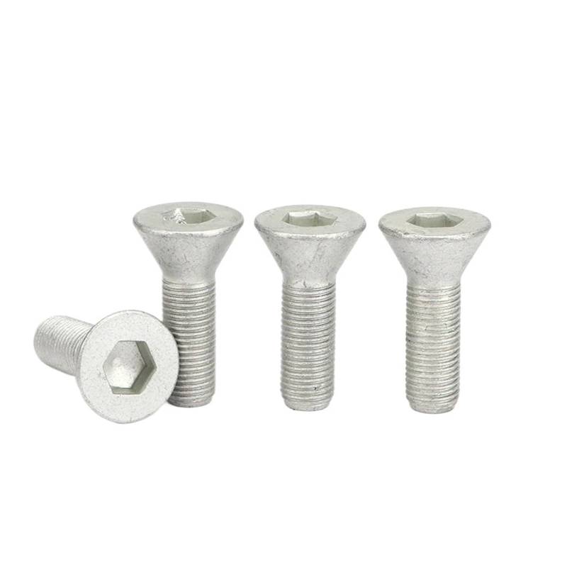 SHENGG 27 mm/28 mm Stahlschraube mit kurzem Kopf, speziell for 15 mm/20 mm Spurverbreiterungen(10PCS,M12x1.25) von SHENGG