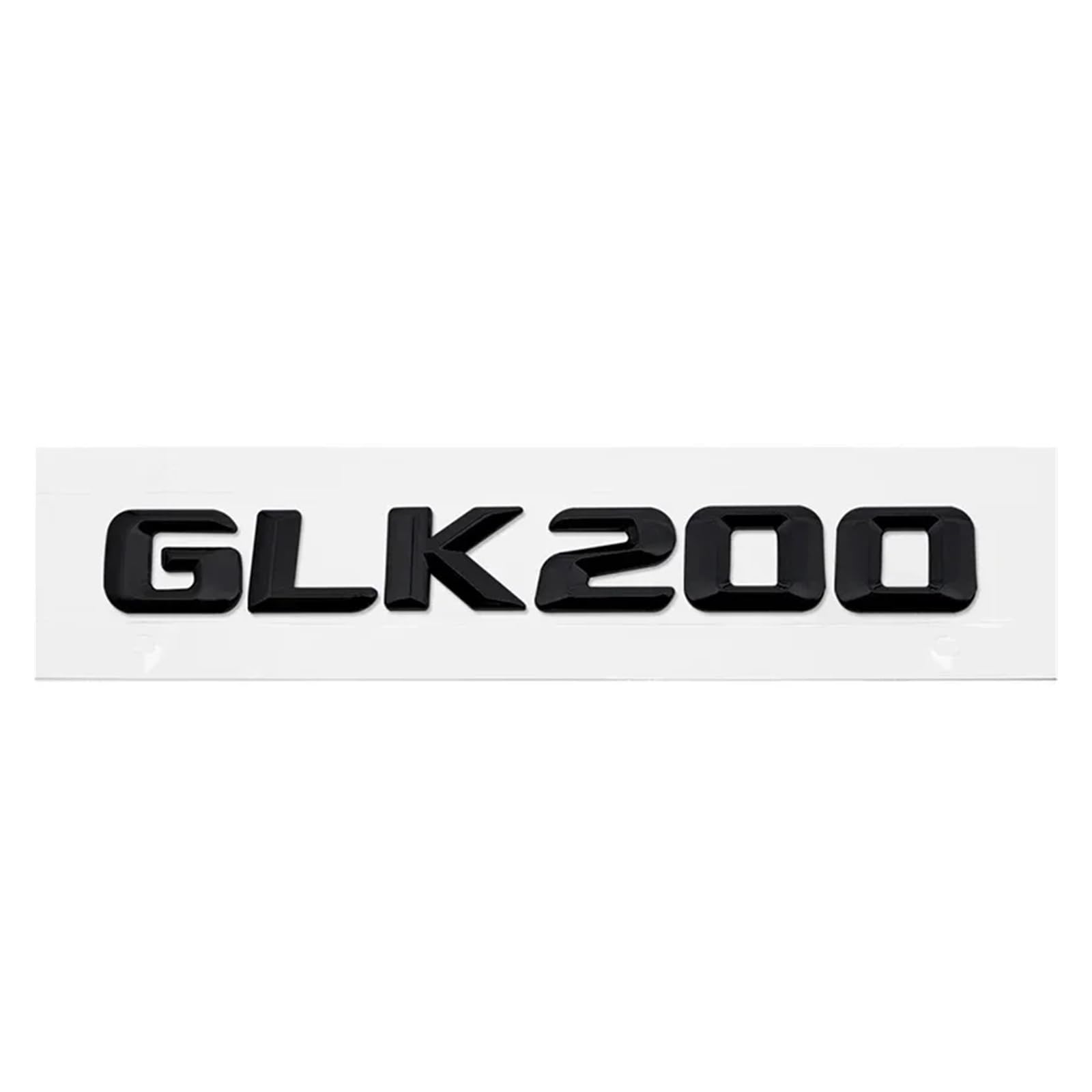 SHENGG 3D Auto Schwanz Box Brief Aufkleber Emblem for GLK200 GLK260 GLK280 GLK300 GLK350 GLK500 Auto Hinten Stamm Nummer Abzeichen(GLK200-Black) von SHENGG