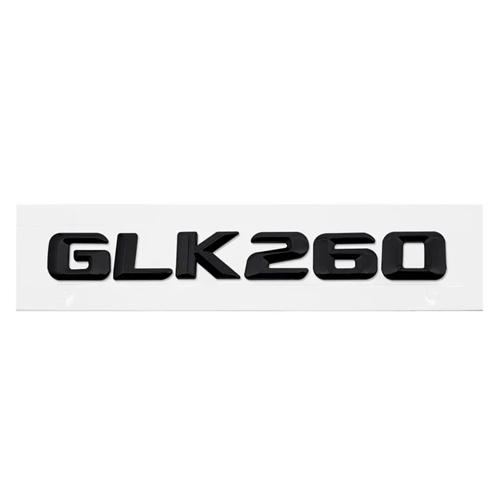 SHENGG 3D Auto Schwanz Box Brief Aufkleber Emblem for GLK200 GLK260 GLK280 GLK300 GLK350 GLK500 Auto Hinten Stamm Nummer Abzeichen(GLK260-Black) von SHENGG