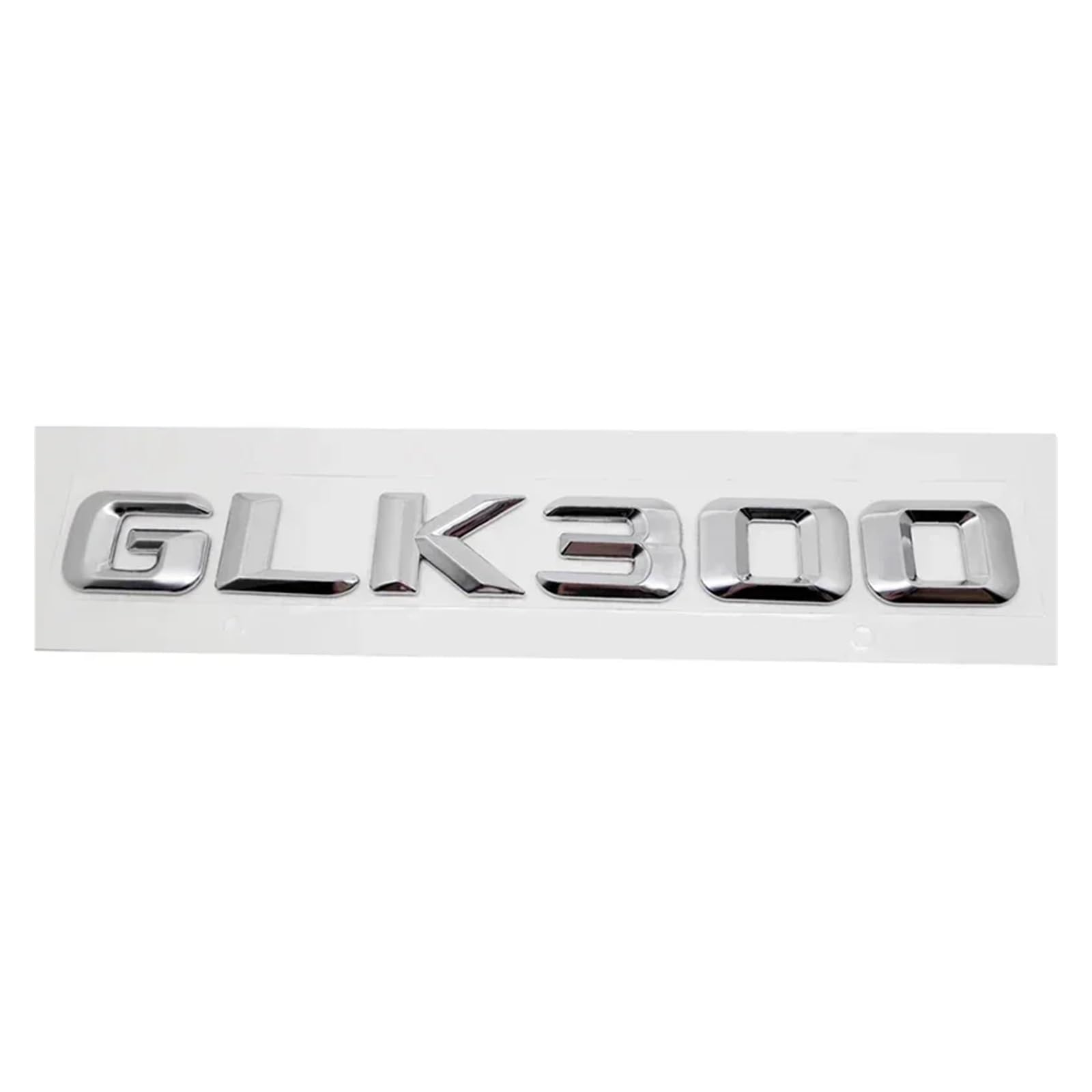 SHENGG 3D Auto Schwanz Box Brief Aufkleber Emblem for GLK200 GLK260 GLK280 GLK300 GLK350 GLK500 Auto Hinten Stamm Nummer Abzeichen(GLK300-Silver) von SHENGG