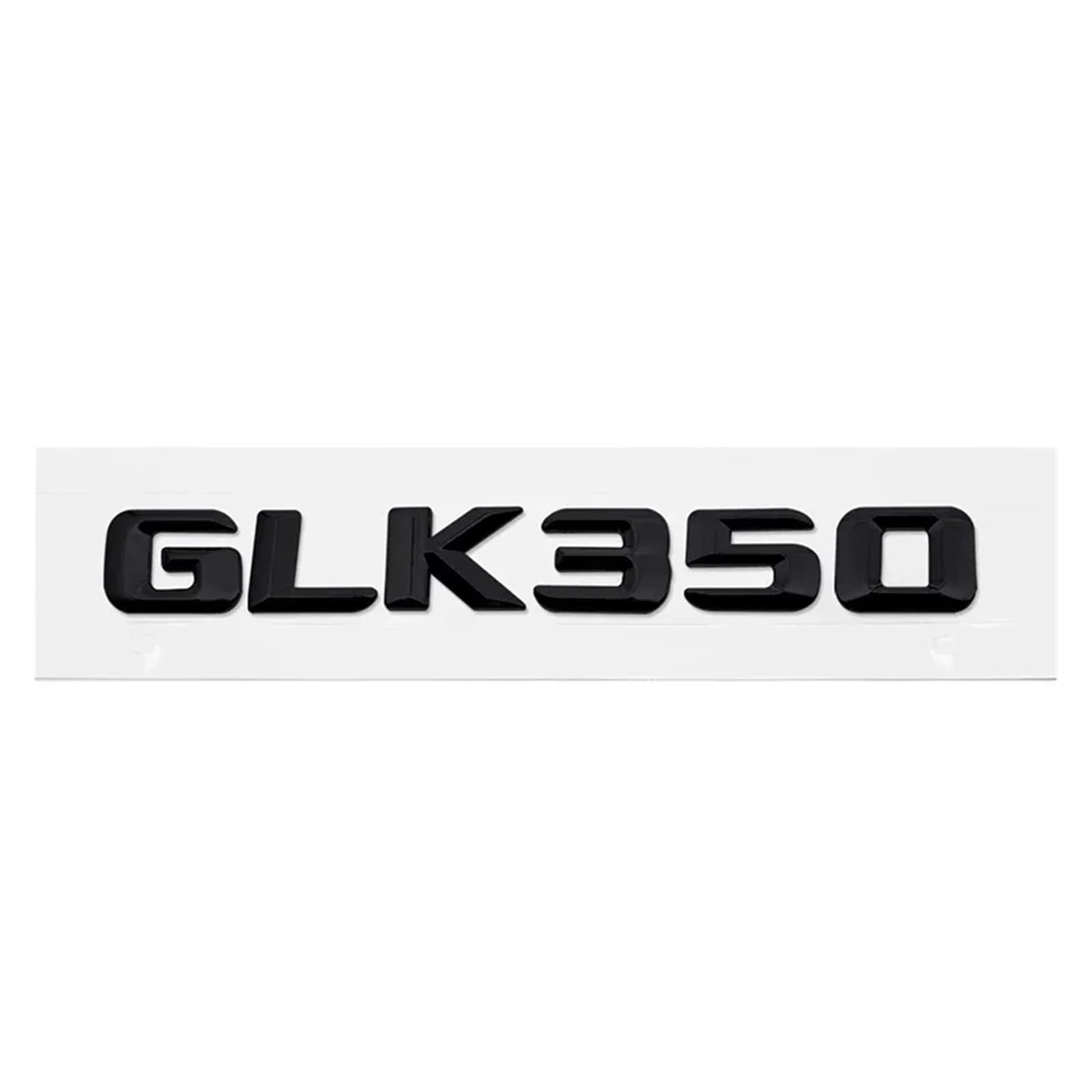 SHENGG 3D Auto Schwanz Box Brief Aufkleber Emblem for GLK200 GLK260 GLK280 GLK300 GLK350 GLK500 Auto Hinten Stamm Nummer Abzeichen(GLK350-Black) von SHENGG