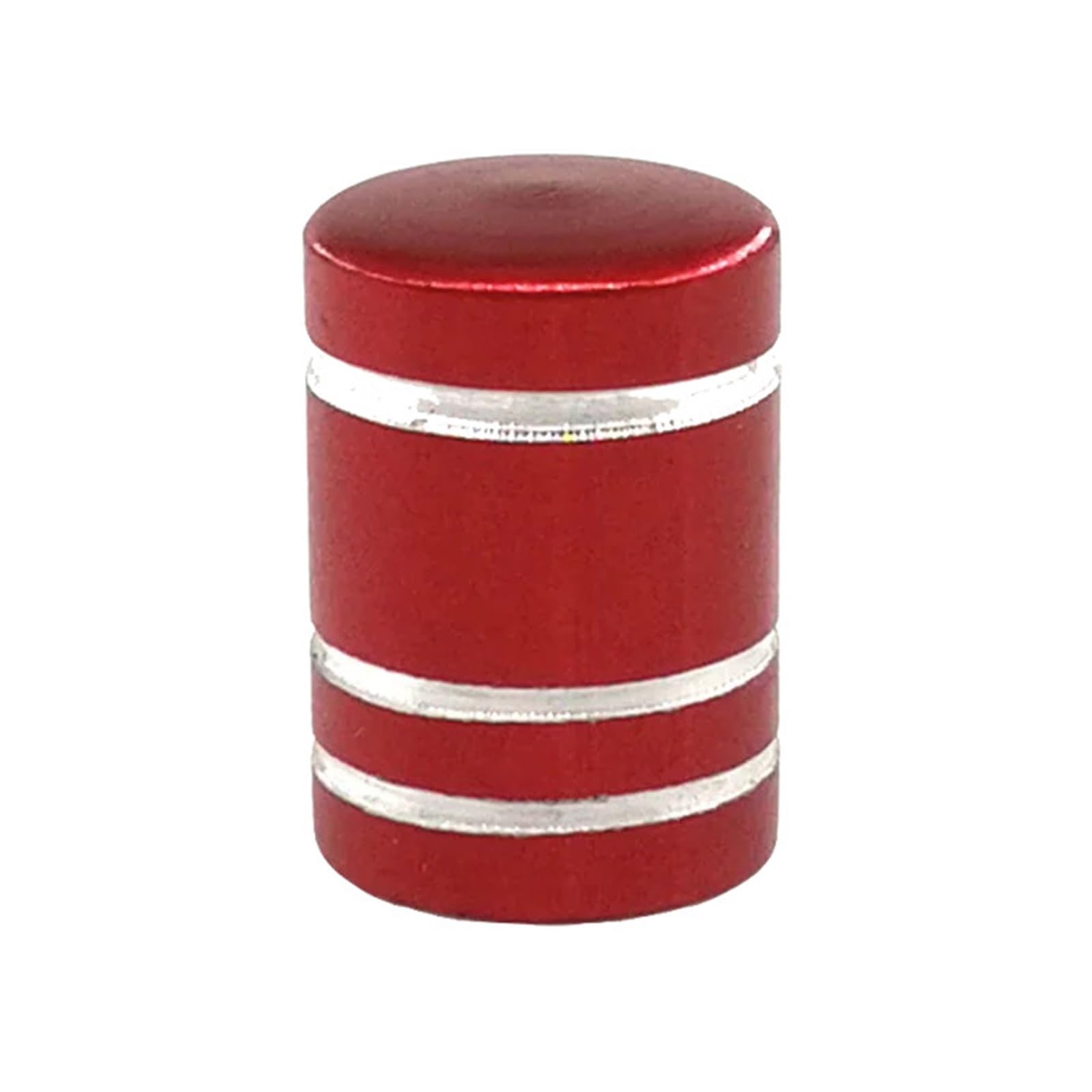 SHENGG 40 stücke Legierung Zylinder Reifen Ventil Kappen for Auto Fahrrad Motorrad Aluminium Ventil Stem Caps for Uns Ventil Auto-Styling Teile Zubehör(Red) von SHENGG