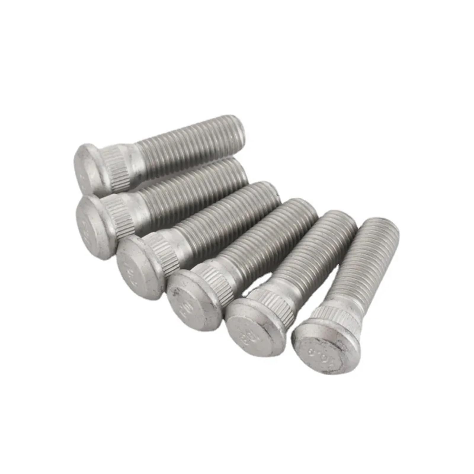 SHENGG 48 mm/53 mm/58 mm Rändel 14,3 mm M12 x 1,5 Lug-Bolzen for 9094202067(5pcs knurl 14.3 48mm) von SHENGG