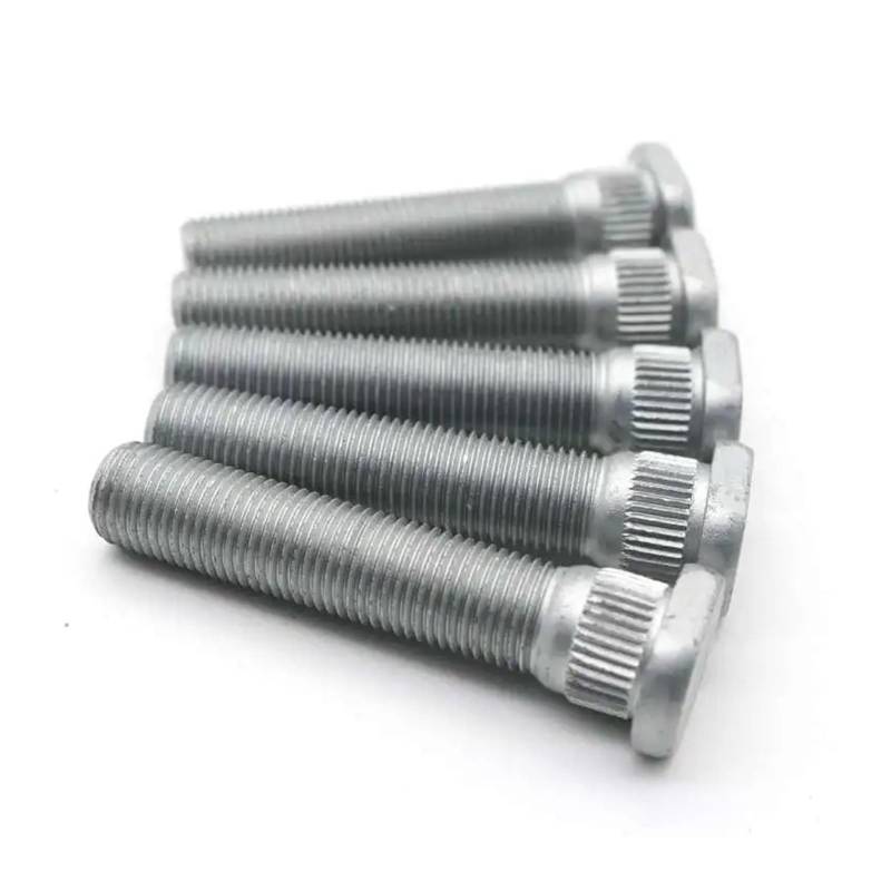 SHENGG 5 Stück Spline – 14 mm geschmiedete 12,9 Rad-Spline-Schraube M12 x 1,5/M12 x 1,25(5PCS 57MM) von SHENGG