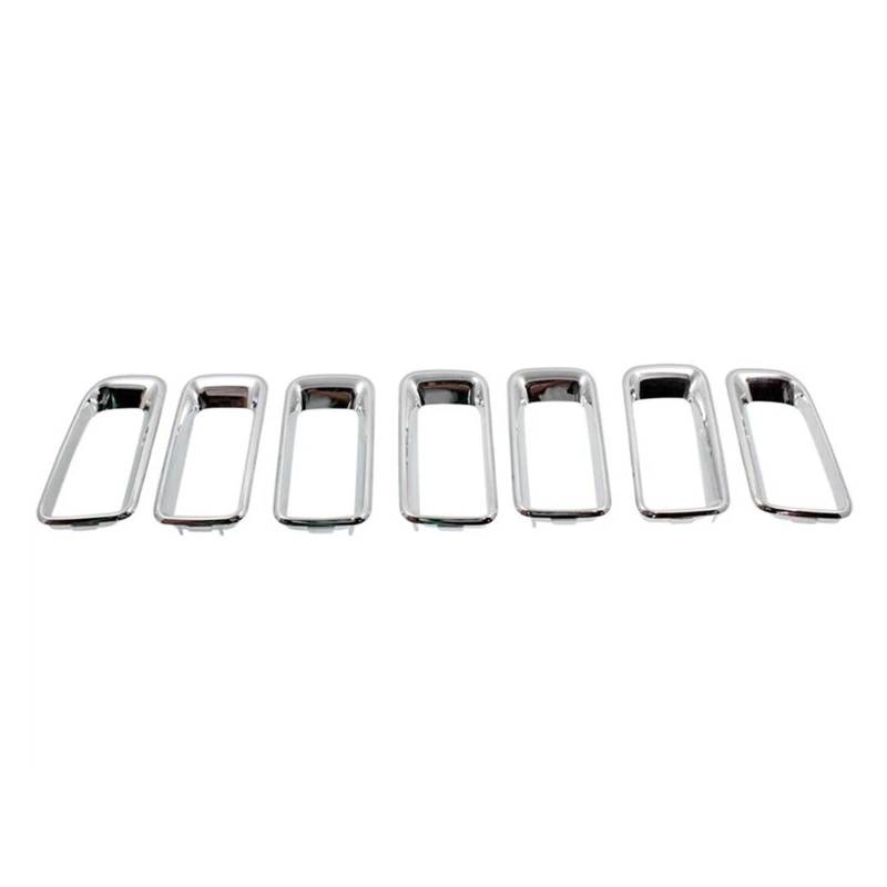 SHENGG 7PCS Frontgrill Abdeckung Grill Ring Einsätze Rahmen Trims Kit 68109865AA for 2011 2012 2013 2014 2015 2016(Chrome) von SHENGG