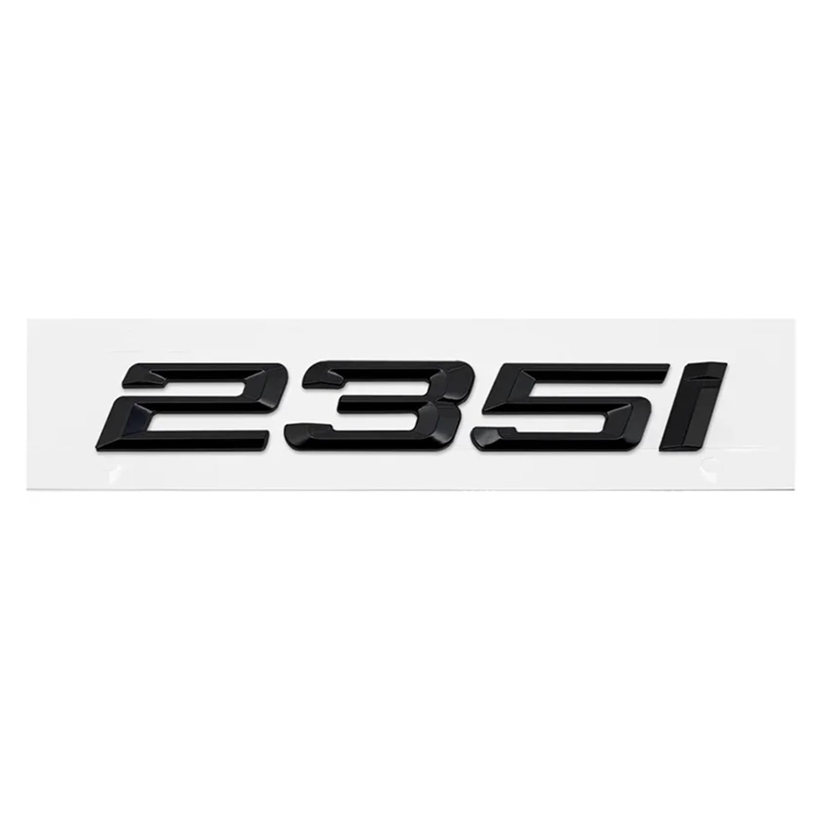 SHENGG ABS Auto Hinten Stamm Buchstaben Logo Abzeichen Emblem Aufkleber for 2 Serie 216i 218i 220i 225i 228i 230i 235i 240i F22 F23 F46 F45(Gloss Black 235i) von SHENGG