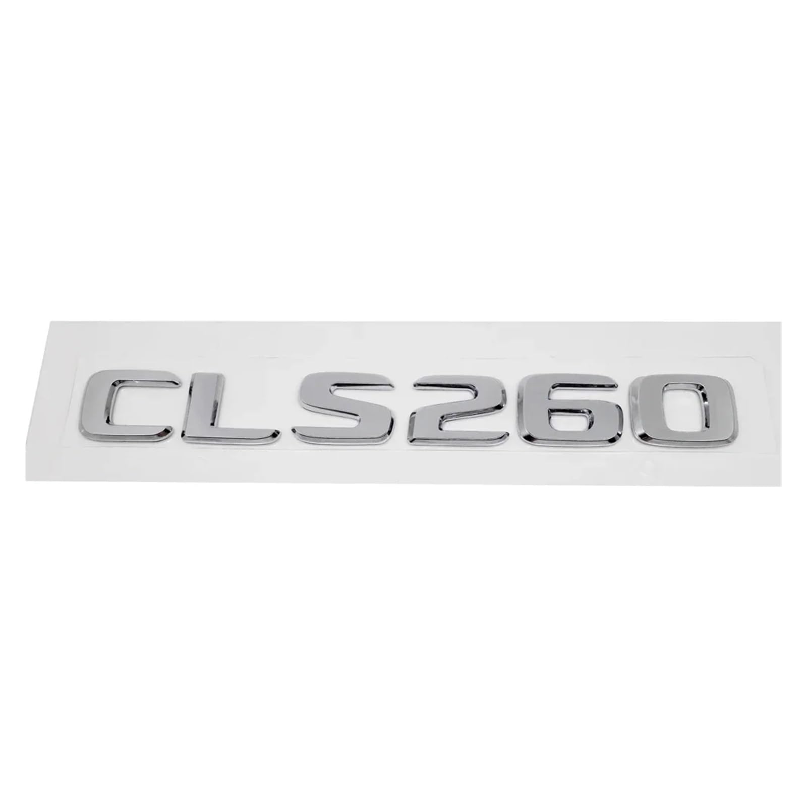 SHENGG ABS-Kunststoff CLS63 CLS260 CLS350 CLS500 Kofferraum-hinteres Logo-Abzeichen-Emblem-Aufkleber for C-Klasse C219 C218 C257(CLS260) von SHENGG