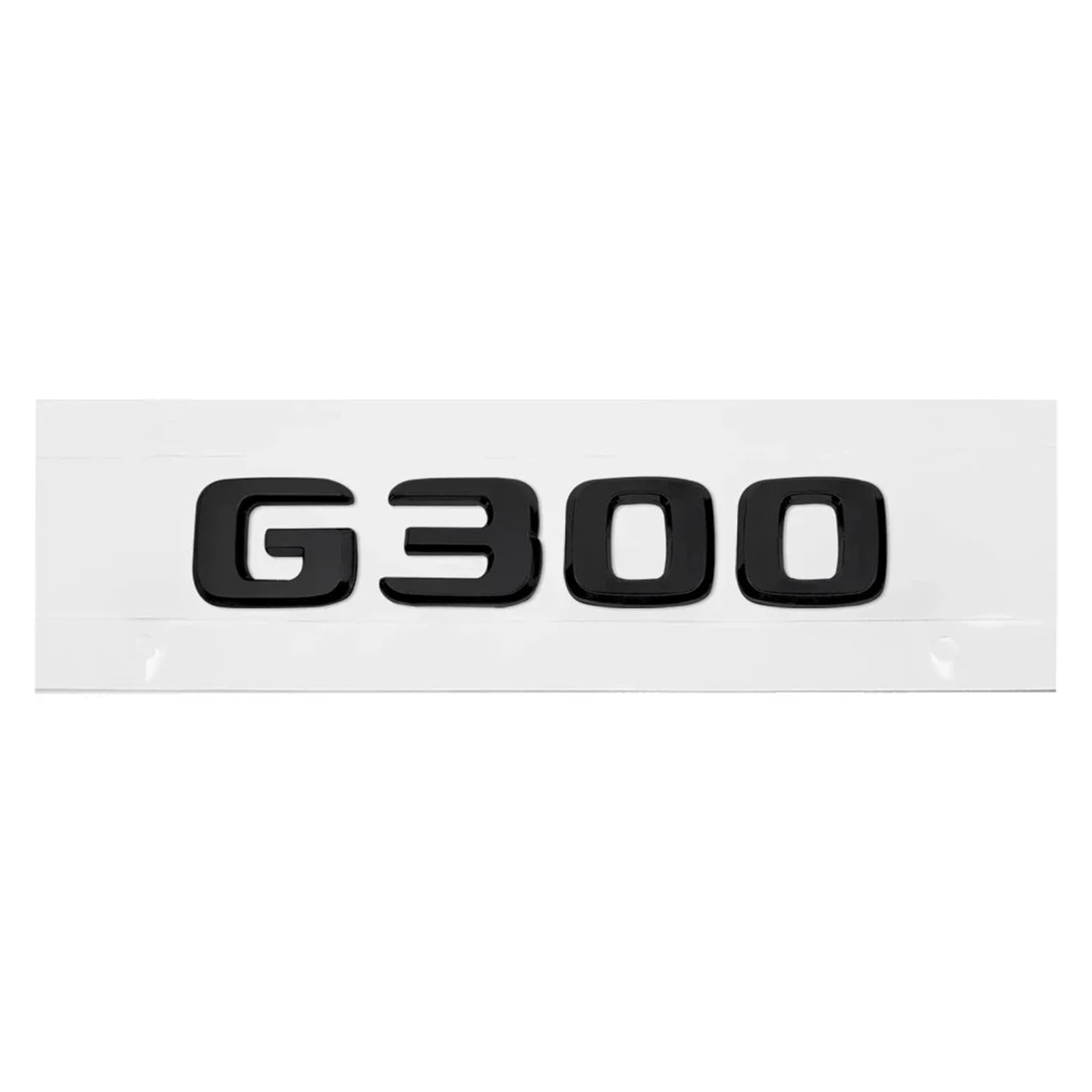 SHENGG ABS Kunststoff G300 G350 G500 Stamm Hinten Logo Abzeichen Emblem Aufkleber for G Klasse W460 W461 W463 W64 Auto Zubehör(G300) von SHENGG