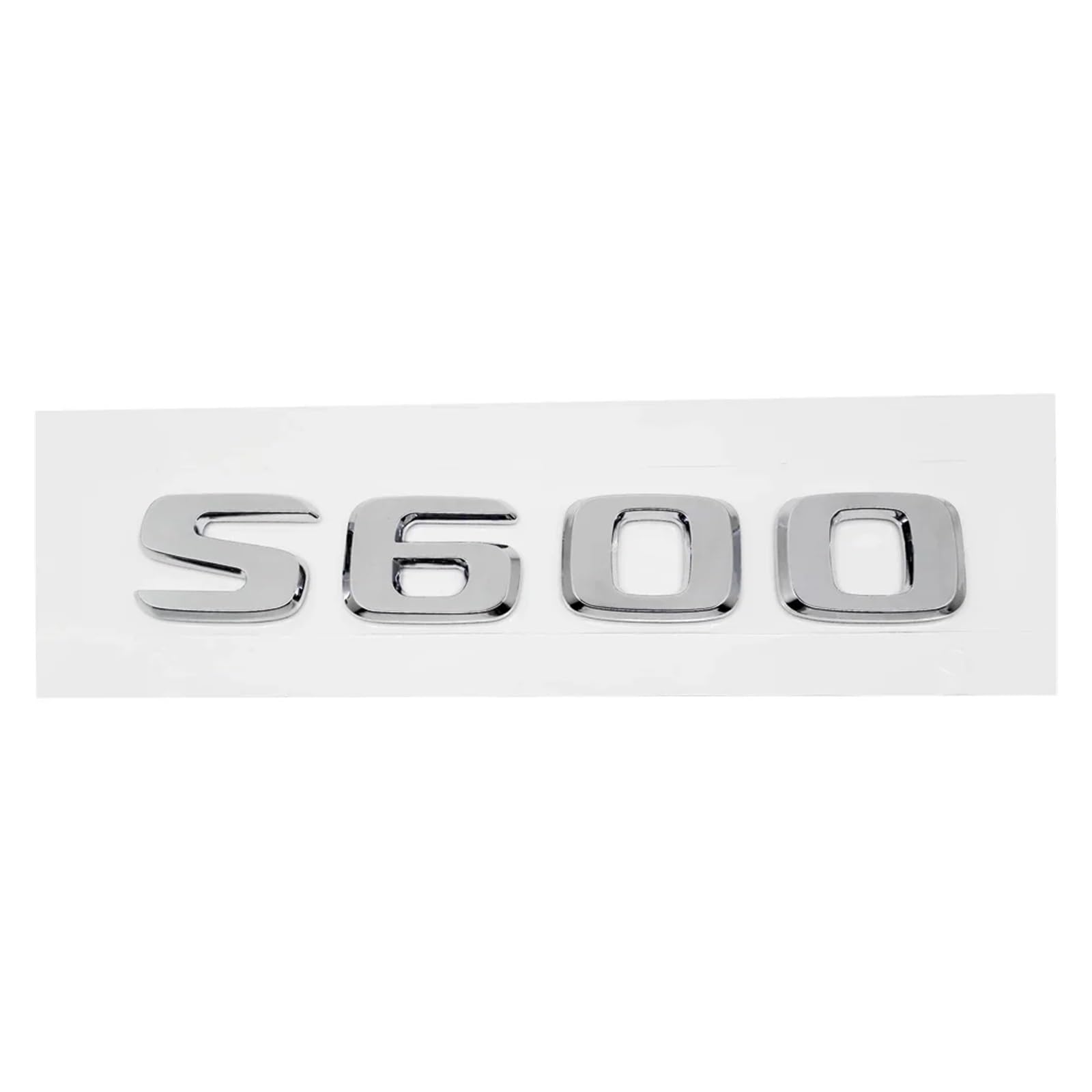 SHENGG ABS-Kunststoff S500 S500L S600 S600L Kofferraum-hinteres Logo-Abzeichen-Emblem-Aufkleber for S-Klasse W126 W140 W220 W221 W222 C217(S600) von SHENGG