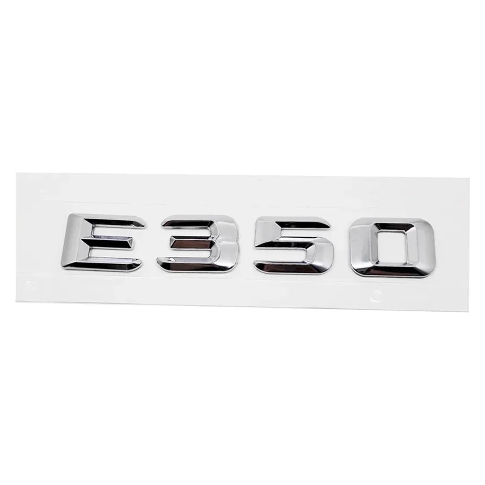 SHENGG Auto Hinten Stamm Nummer Brief Aufkleber Schwanz Box Emblem Abzeichen for E Klasse E300 E320 E350 E400 E420 E430 E500 e550(E350-Silver) von SHENGG