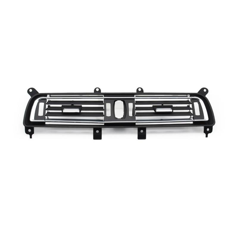 SHENGG Auto Vorne Links Rechts Zentrale Hinten Klimaanlage AC Vent Grille Volle Chrom Outlet Abdeckung for 7 Serie F01 F02 730 735 740(Middle-Model B) von SHENGG