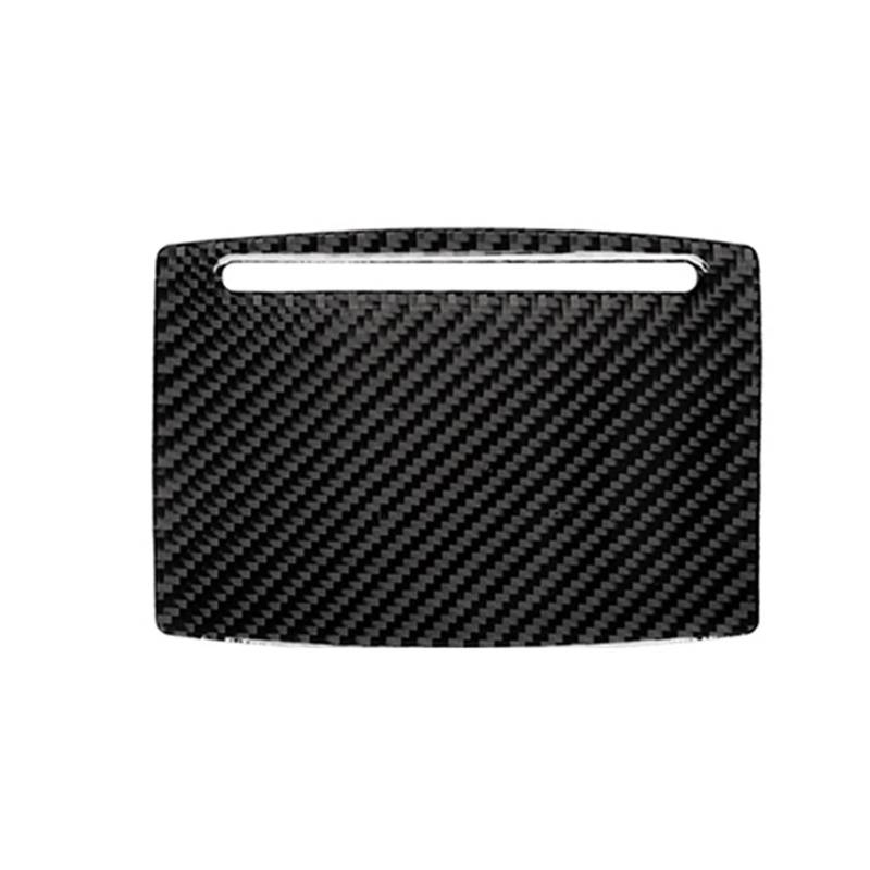 SHENGG Carbon Fiber Interior Center Console Getränkehalter Panel Abdeckung Zieraufkleber for A6 S6 C7 A7 S7 4G8 2012-2018 Zubehör von SHENGG