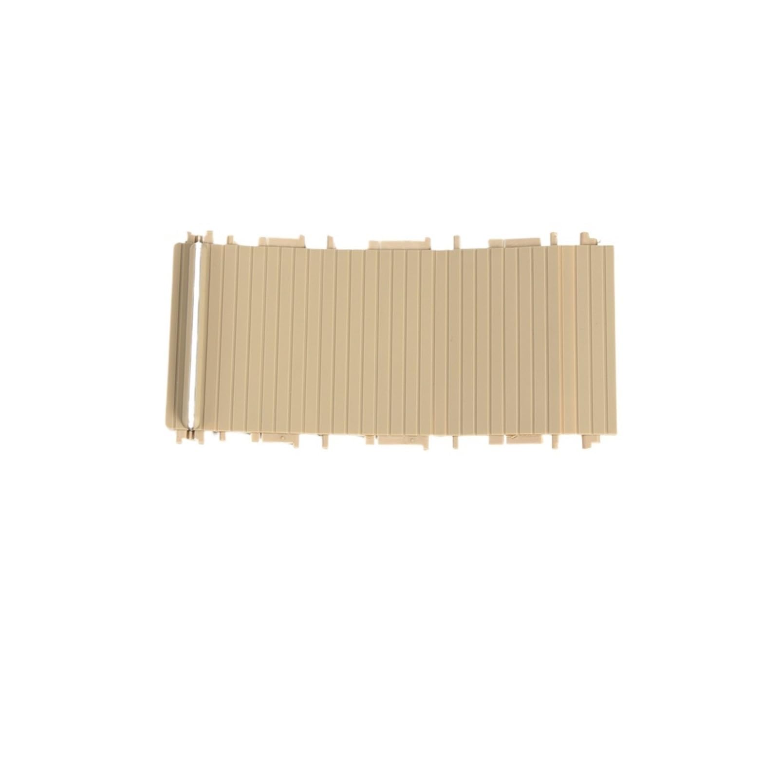 SHENGG For 3er E46 1998-2005 Auto Mittelkonsole Schiebeläden Getränkehalter Rollo Abdeckung(Beige) von SHENGG