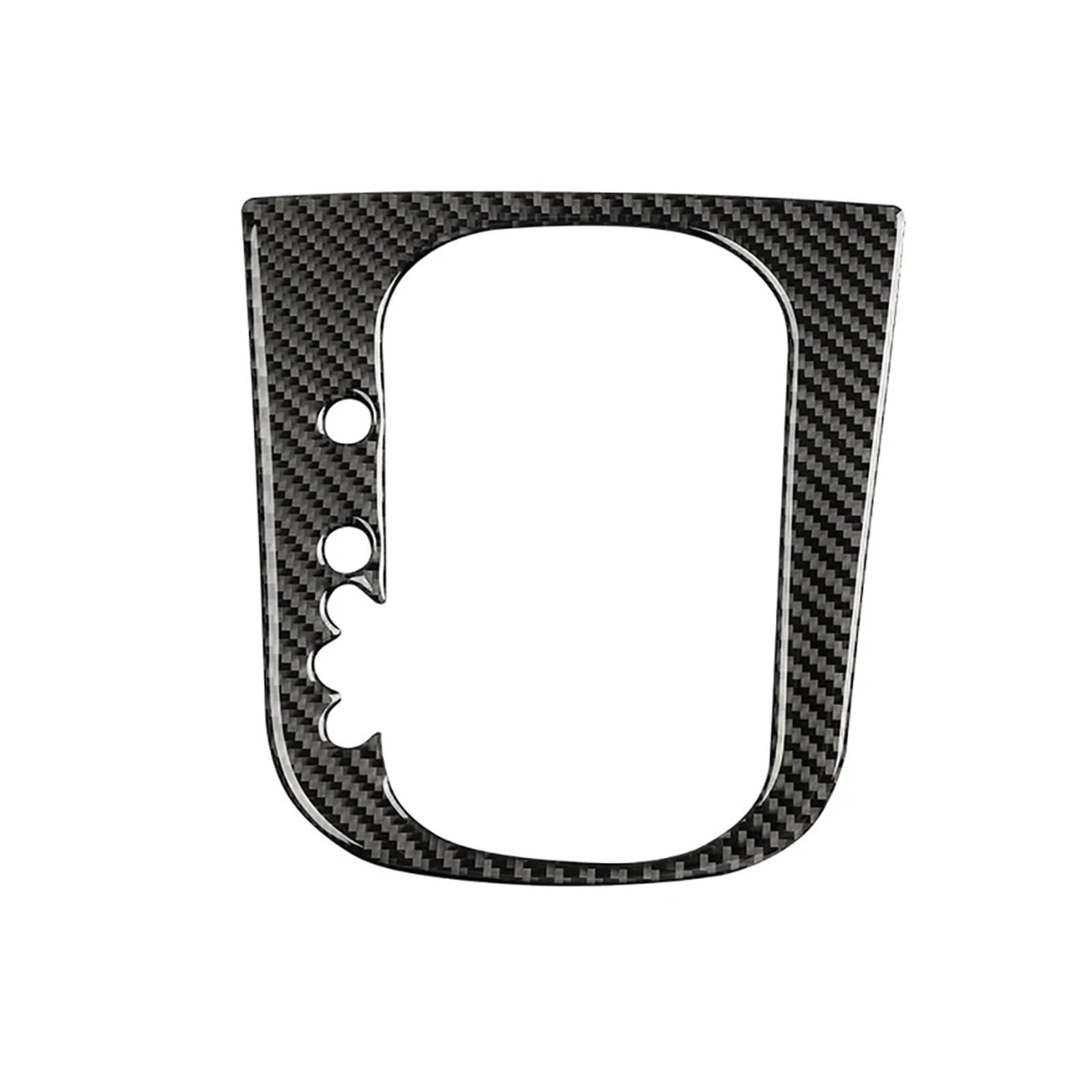 SHENGG For 6 2008-2012 Carbon Fiber Auto Aschenbecher Getriebe Shift Panel Dekorative Aufkleber Auto Innen Accesorios(Gear Shift Panel B,For 6 LHD) von SHENGG