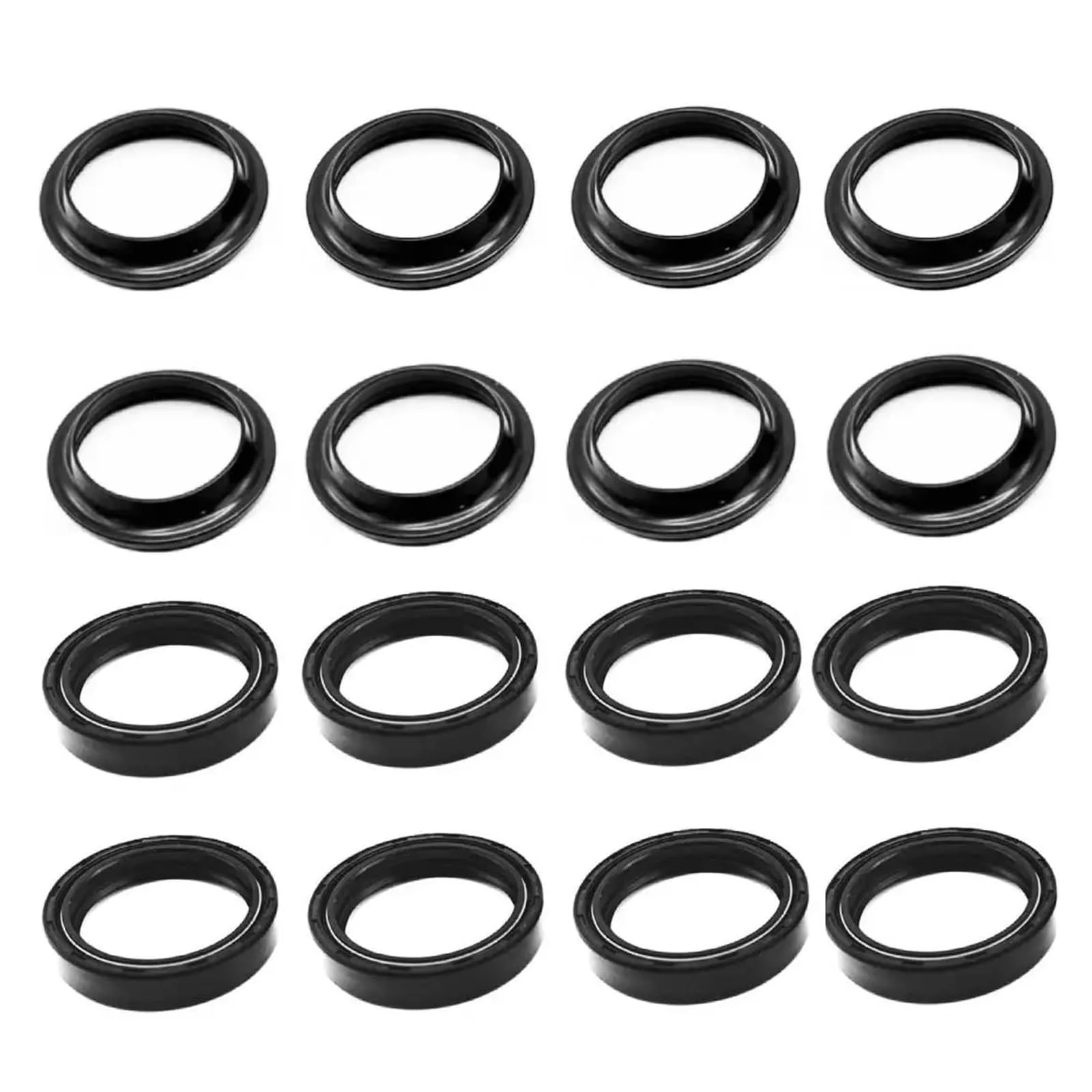 SHENGG For AN250 AN400 AN650 EINE 250 400 650 DR650R DR650RS DR650SE DR 650R 650RS 650SE Absorber Gabel Staub Öl dichtung(A-Dust Oil Seal-4Set) von SHENGG