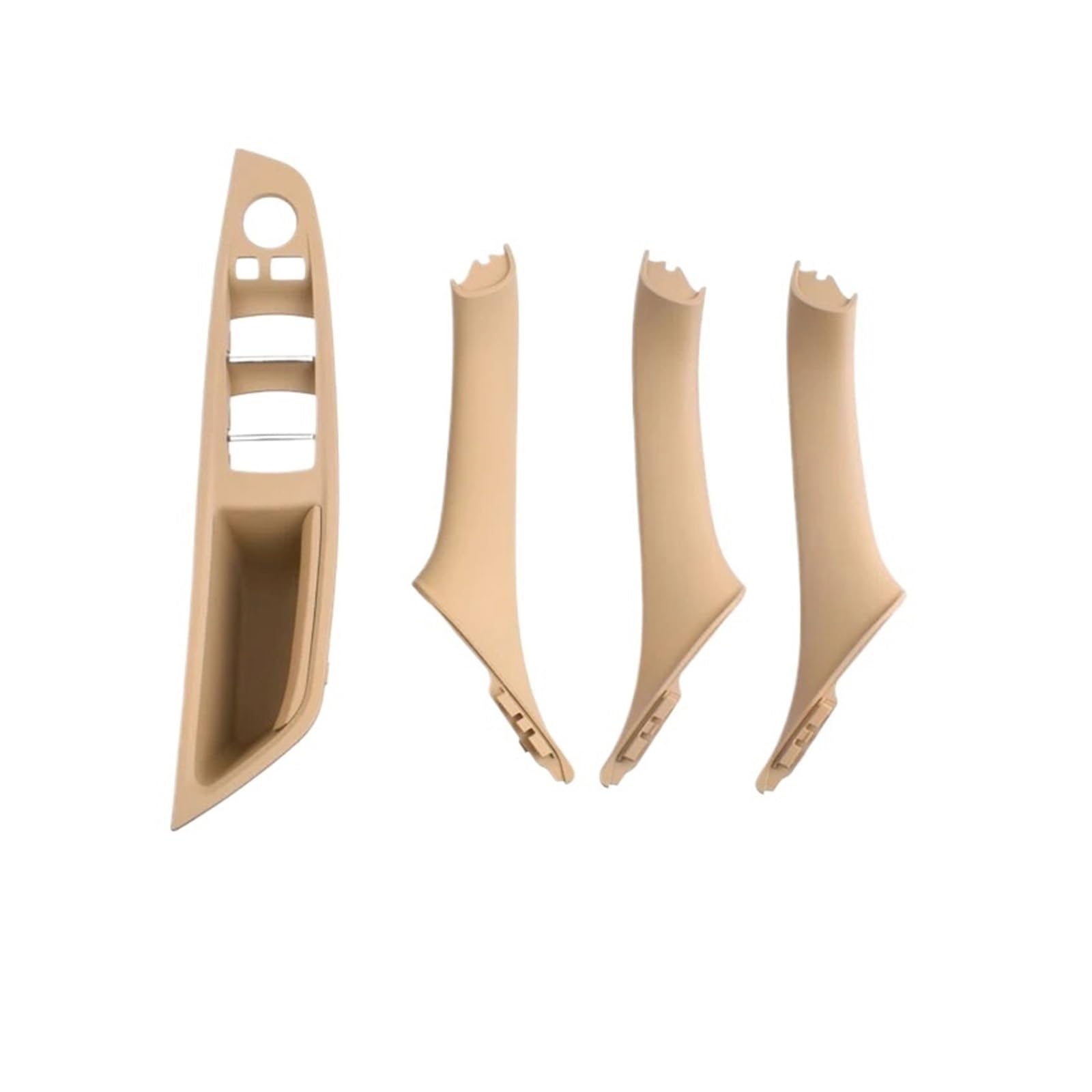 SHENGG Innenausstattung, Armlehnenverkleidung vorn, Zuggriff-Set, Ersatz for 5er-Serie F10 F11 F18 520i 523i 525i 528i 535i(Beige LHD 4PCS) von SHENGG