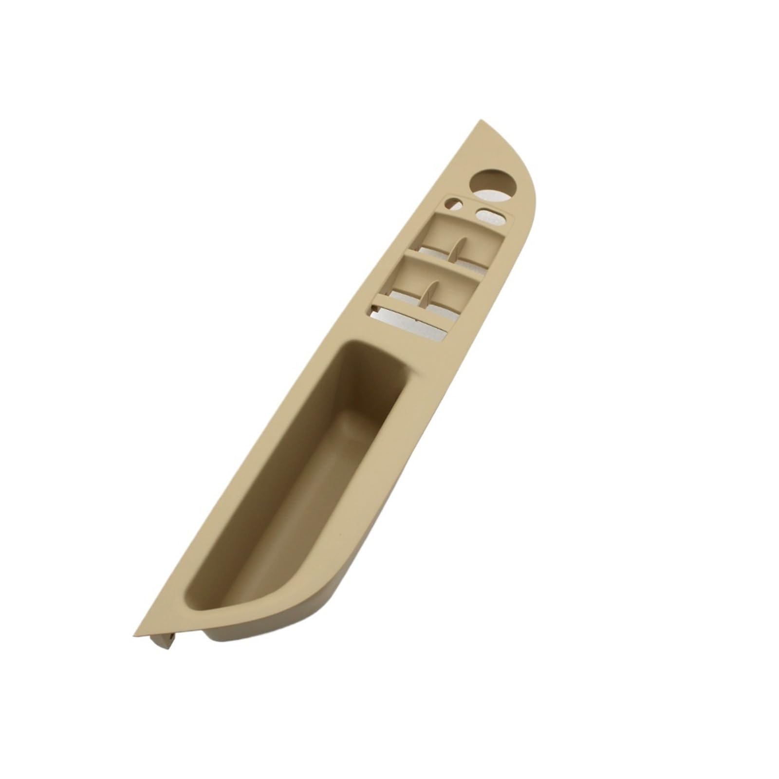 SHENGG LHD RHD Auto Innengriff Innentür Armlehne Panel Pull Trim Fenster Schalter Abdeckung for 5 Serie E60 E61 2006-2010(LHD-Beige) von SHENGG