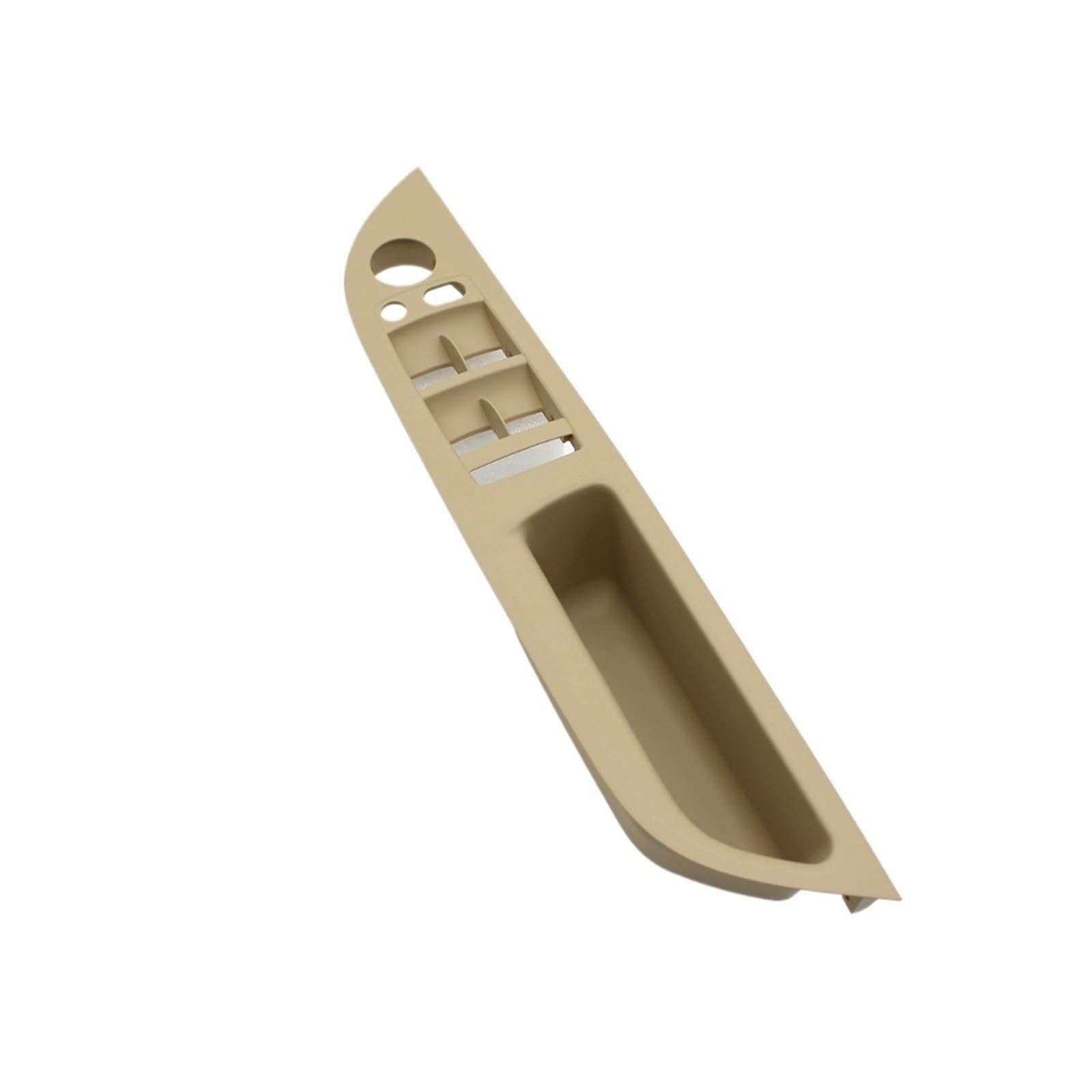 SHENGG LHD RHD Auto Innengriff Innentür Armlehne Panel Pull Trim Fenster Schalter Abdeckung for 5 Serie E60 E61 2006-2010(RHD-Beige) von SHENGG