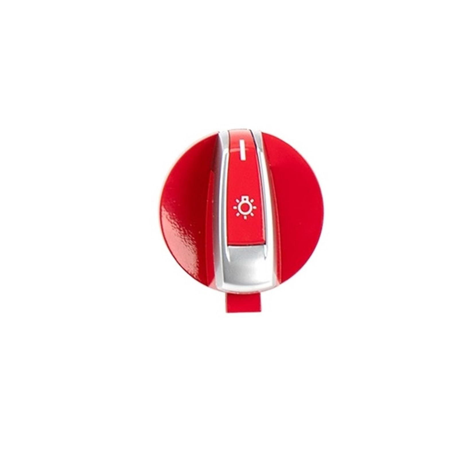 SHENGG Scheinwerfer Schalter Taste Licht Bedienfeld Nebel Licht Schalter for 5 Serie 7 Serie X3 X4 F02 F10 F18 F07 F06 f25 F26(Switch Knob Red) von SHENGG