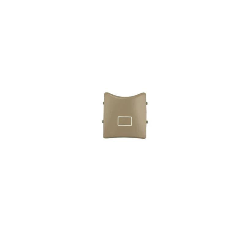 SHENGG Schiebedach-Fensterschalter-Knopfabdeckung, Dachlicht-Bedienfeld-Schalter, Ersatz for W164 W251, Schwarz, Beige, Grau(Convex Deerskin) von SHENGG