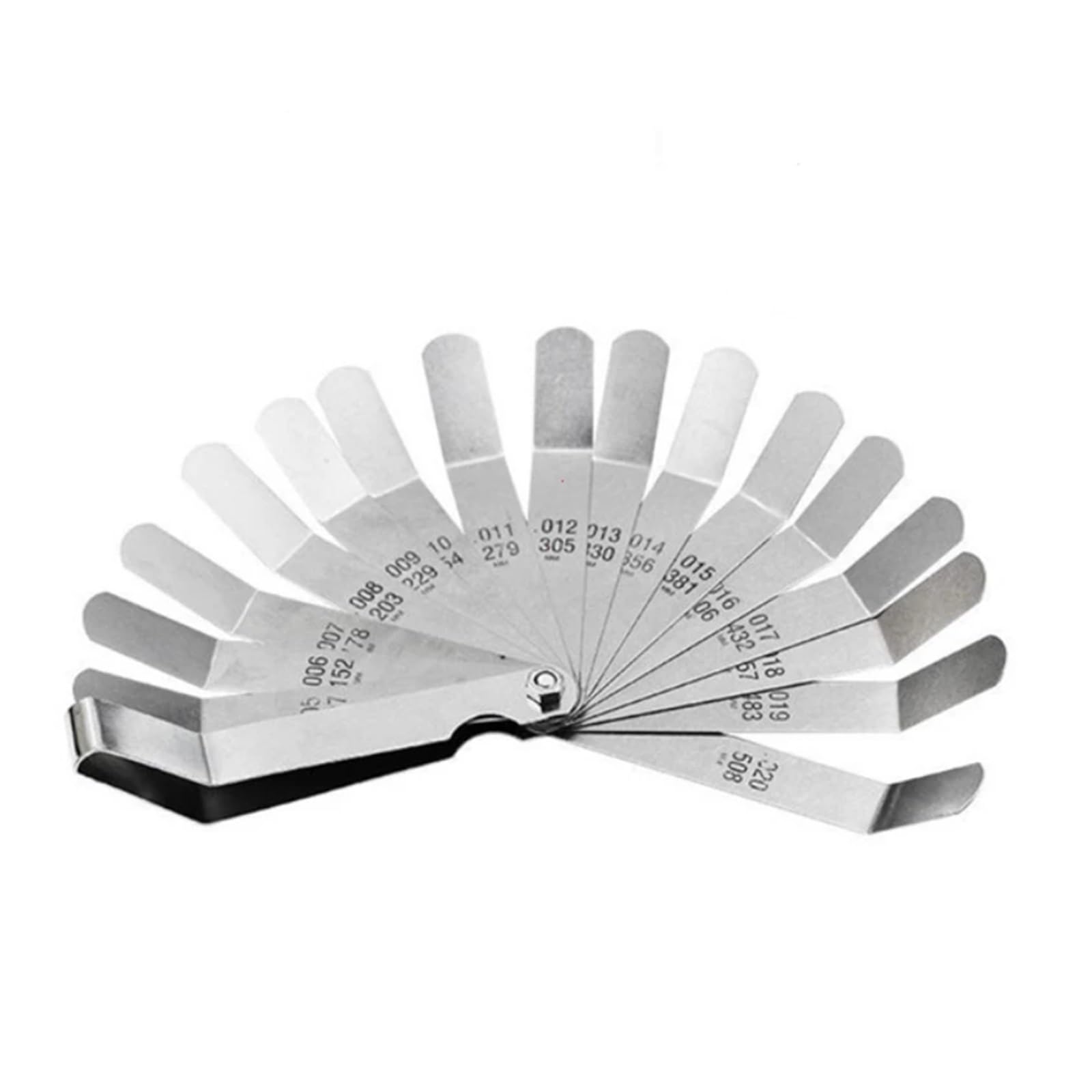 SHENGG Ventilschrauben-Einstellschlüssel for Motorradmotoren, Werkzeug zur Ventilspieleinstellung + Fühlerlehre 0,005-0,020 Zoll(Ruler) von SHENGG