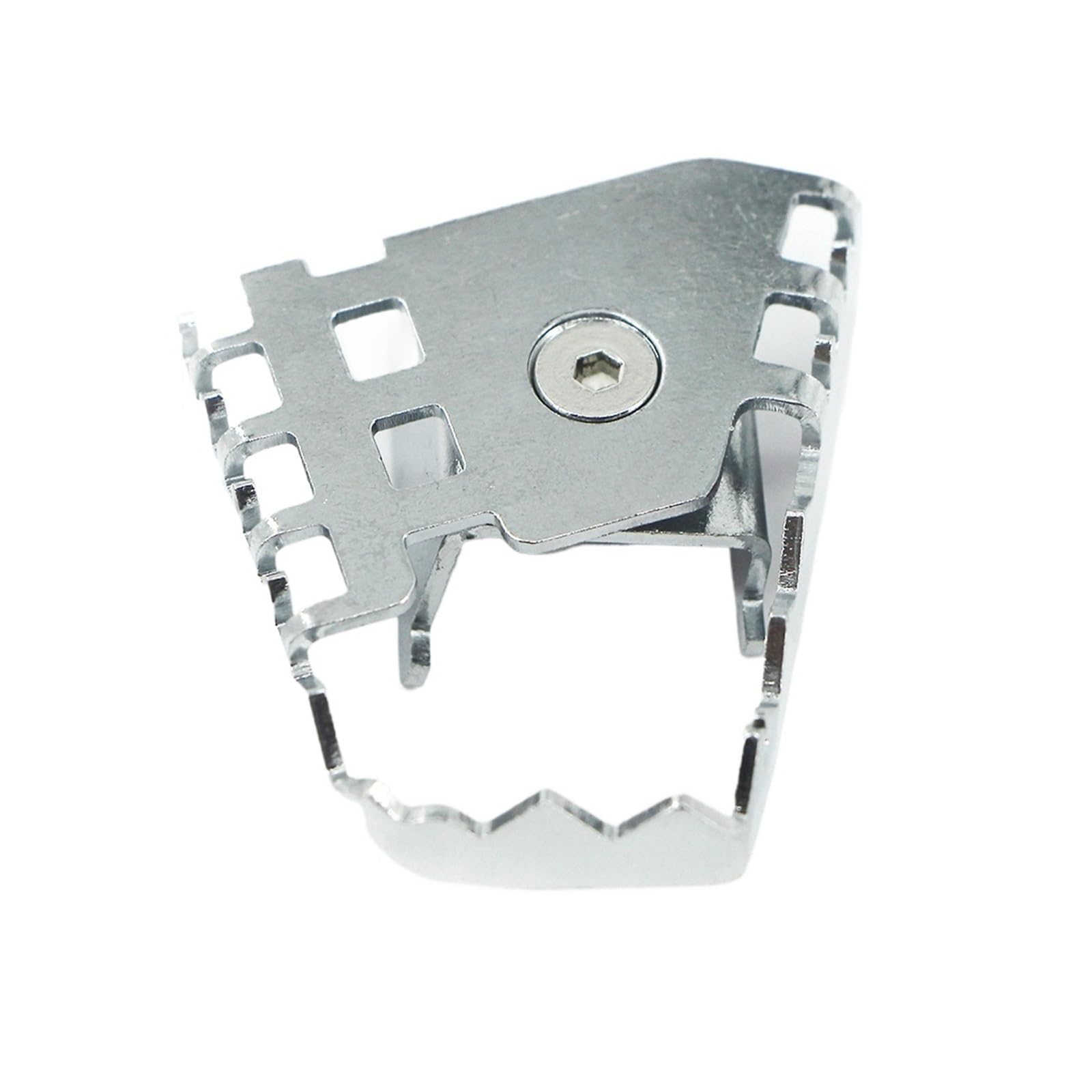 SHENGG for R1200GS R1250GS R1150GS F650 F800 F700 GS Motorrad Hinten Fuß Bremspedal Hebel Vergrößern Verlängerung Fußstütze Pad Extender(Silver) von SHENGG