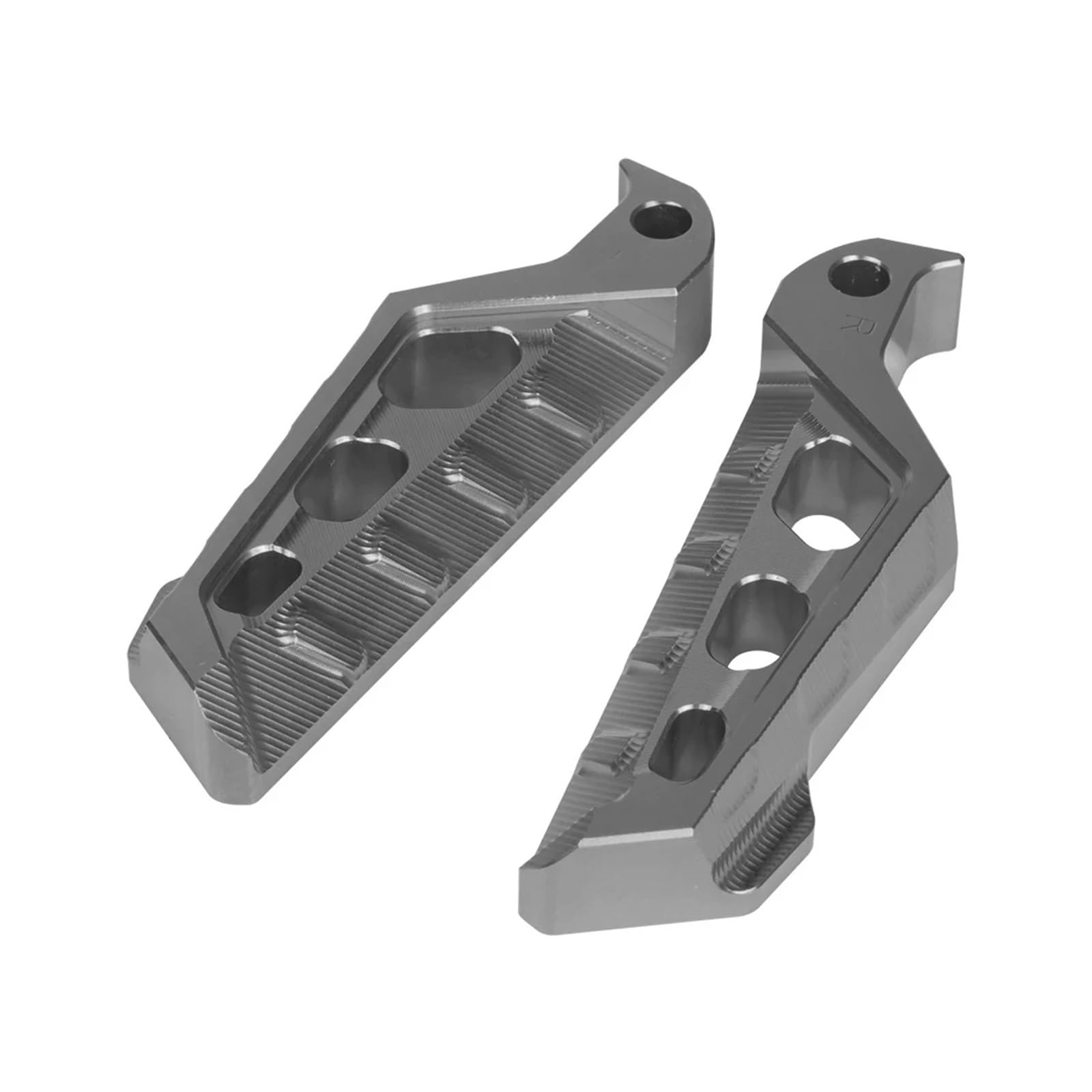 SHENGG for XMAX300 XMAX250 X MAX Xmax 125 250 300 400 NMAX155 NMAX 155 Motorrad Teile Hinten Pedal Passagier Fußrasten Fuß(Titanium) von SHENGG