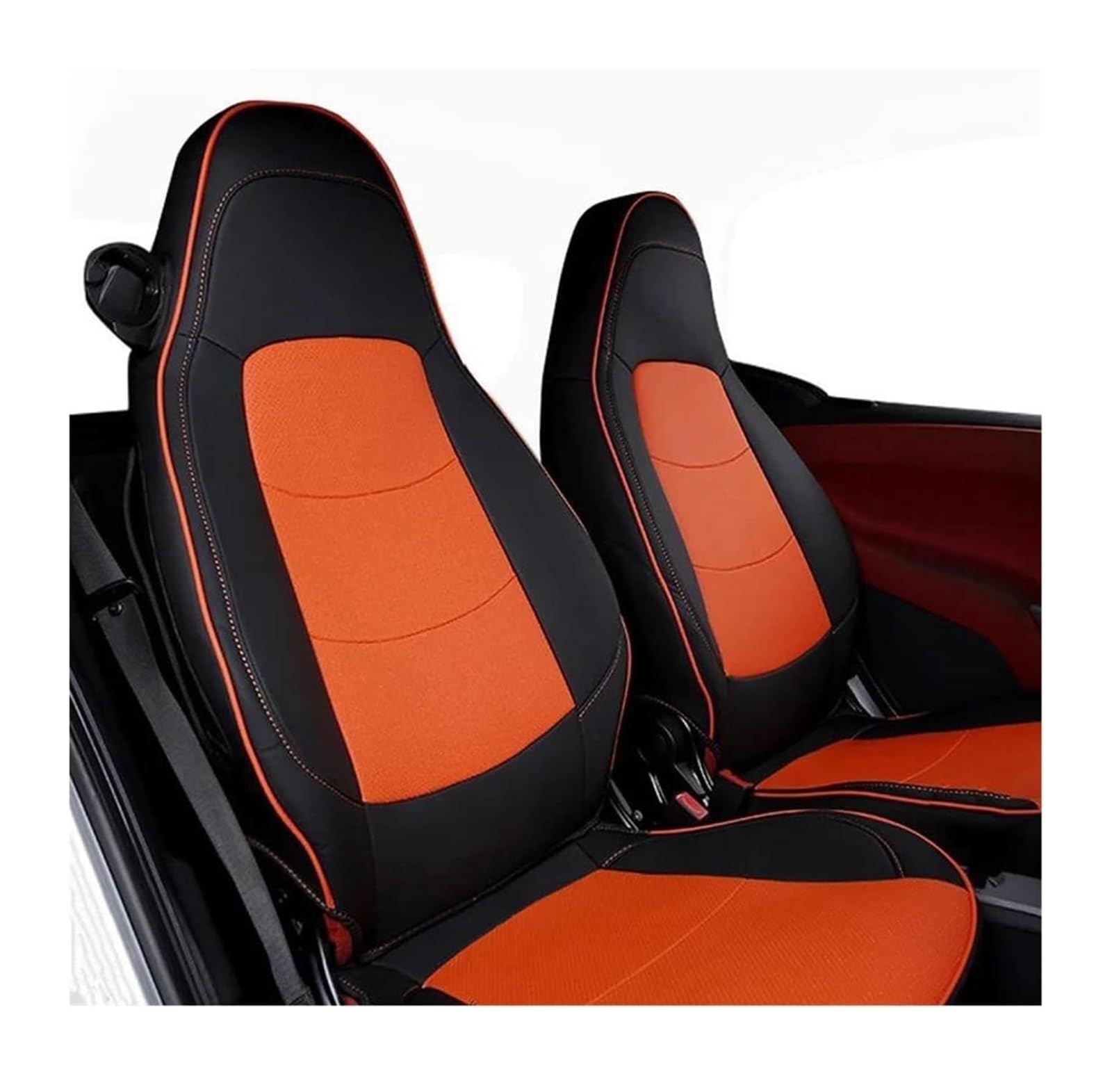 Autositzbezüge Auto für Sitzbezug-Sets für Smart 451 452 450 453 Für Fortwo 2003-2024 für Custom Car für Sitzbezüge Kissen Zubehör(3) von SHENH