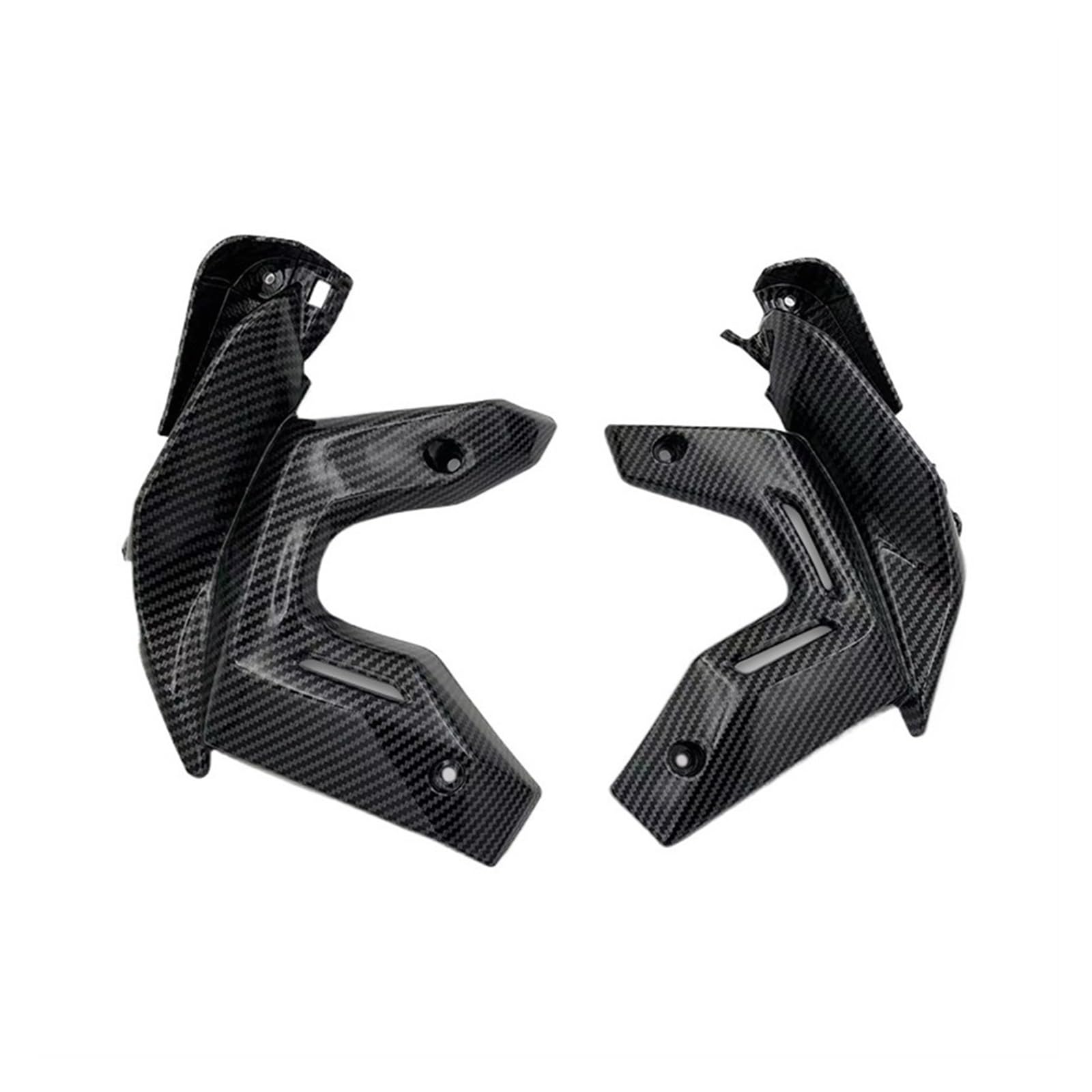 Retikulationsbox des Motorradwassers Für Kawasaki Z650 2020-2022 für Kühler Seiten Abdeckung Links Rechts Panel Verkleidung Gugel Motorrad Zubehör(Carbon Fiber Look) von SHENH