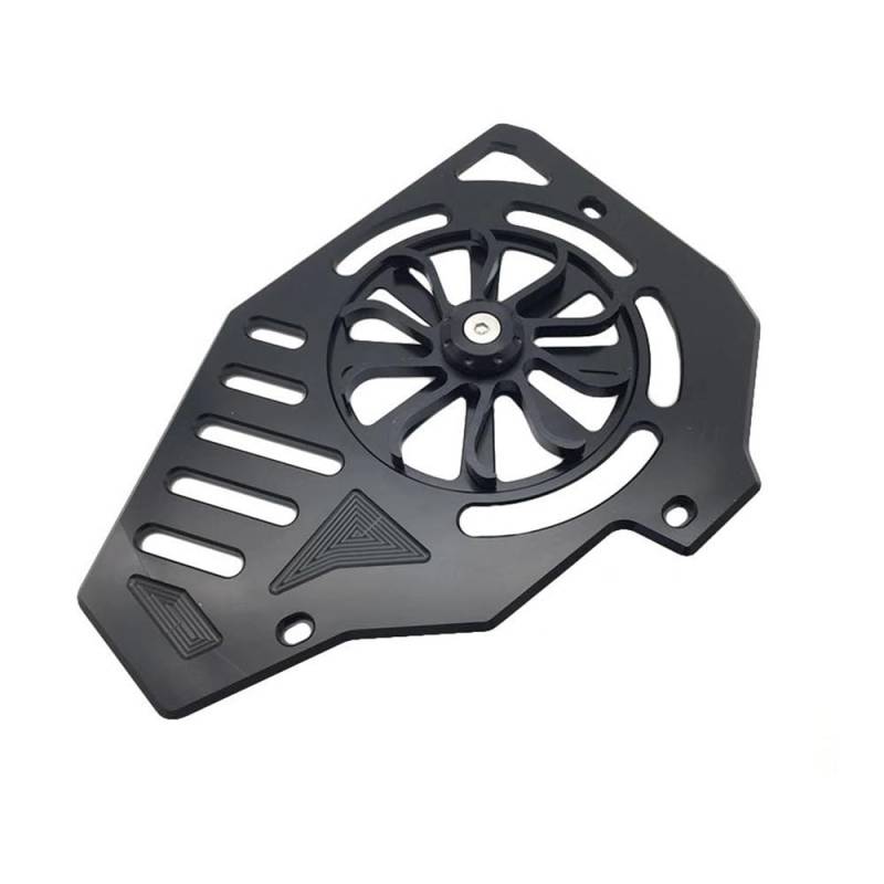 Retikulationsbox des Motorradwassers Geändert Motorrad CNC Drehen Lüfter Abdeckung für kühler Schutz Kühlergrill Kühlmittel für Motor Net Für PCX125 150 CLICK125 150 ADV150(Schwarz) von SHENH